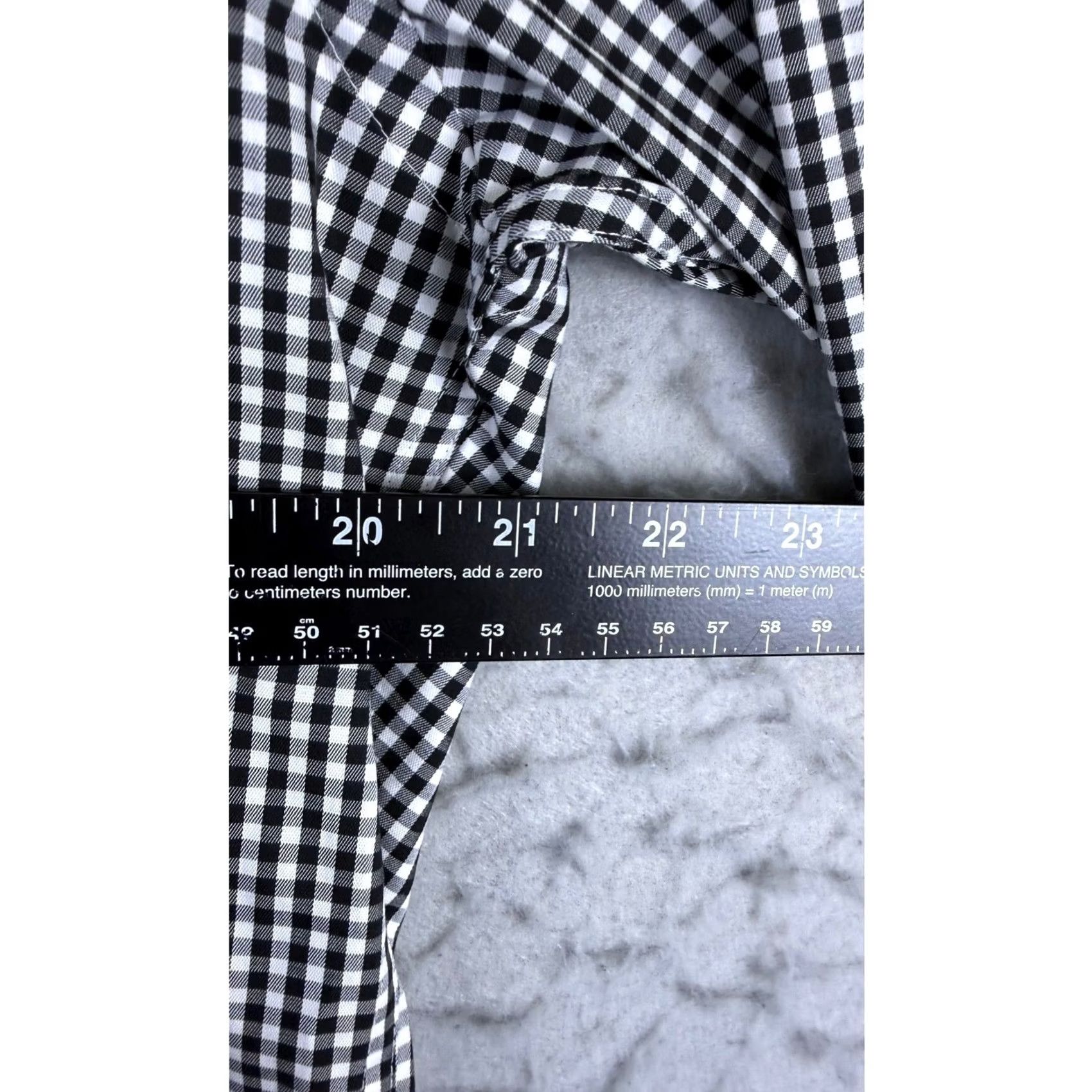 Peter Millar Peter Millar Black Gingham Check Crown Soft Stretch Button Down Shirt Mens M Size US M / EU 48-50 / 2 - 5 Thumbnail
