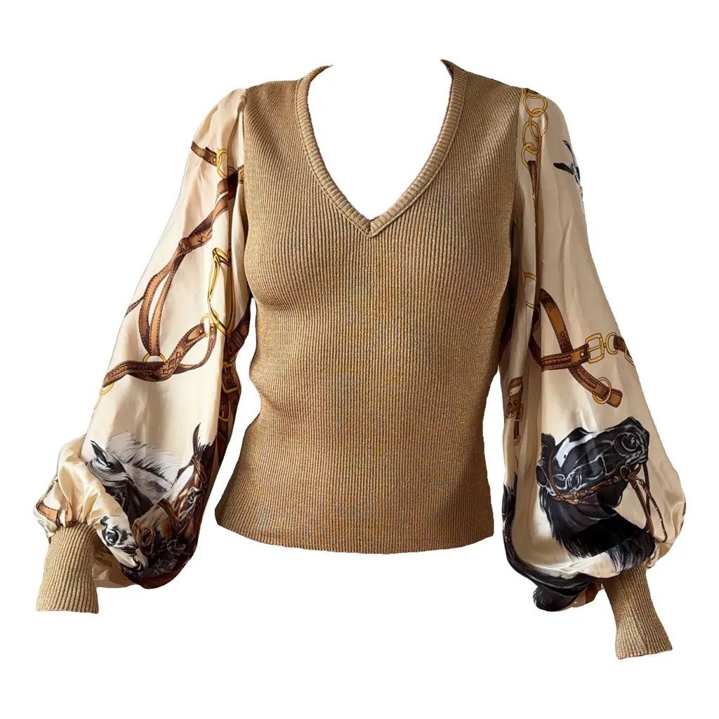 Dolce & Gabbana Dolce & Gabbana Vintage Equestrian Knit Jumper Size Small Size S / US 4 / IT 40 - 1 Thumbnail