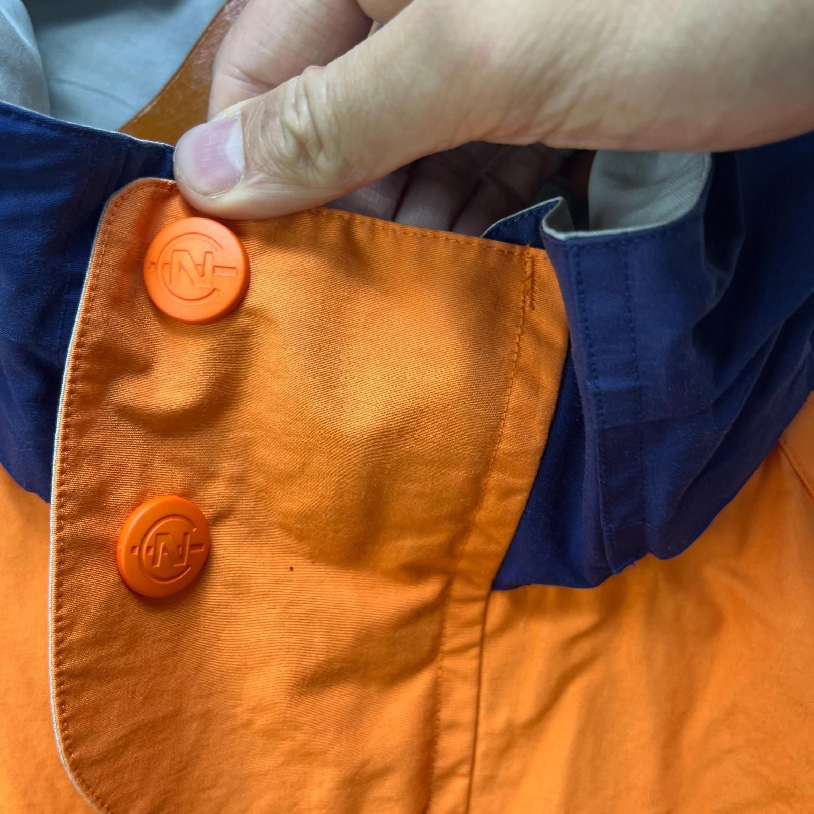 Nautica Vintage 90s Nautica Competition Windbreaker Jacket Orange XL Size US XL / EU 56 / 4 - 4 Thumbnail