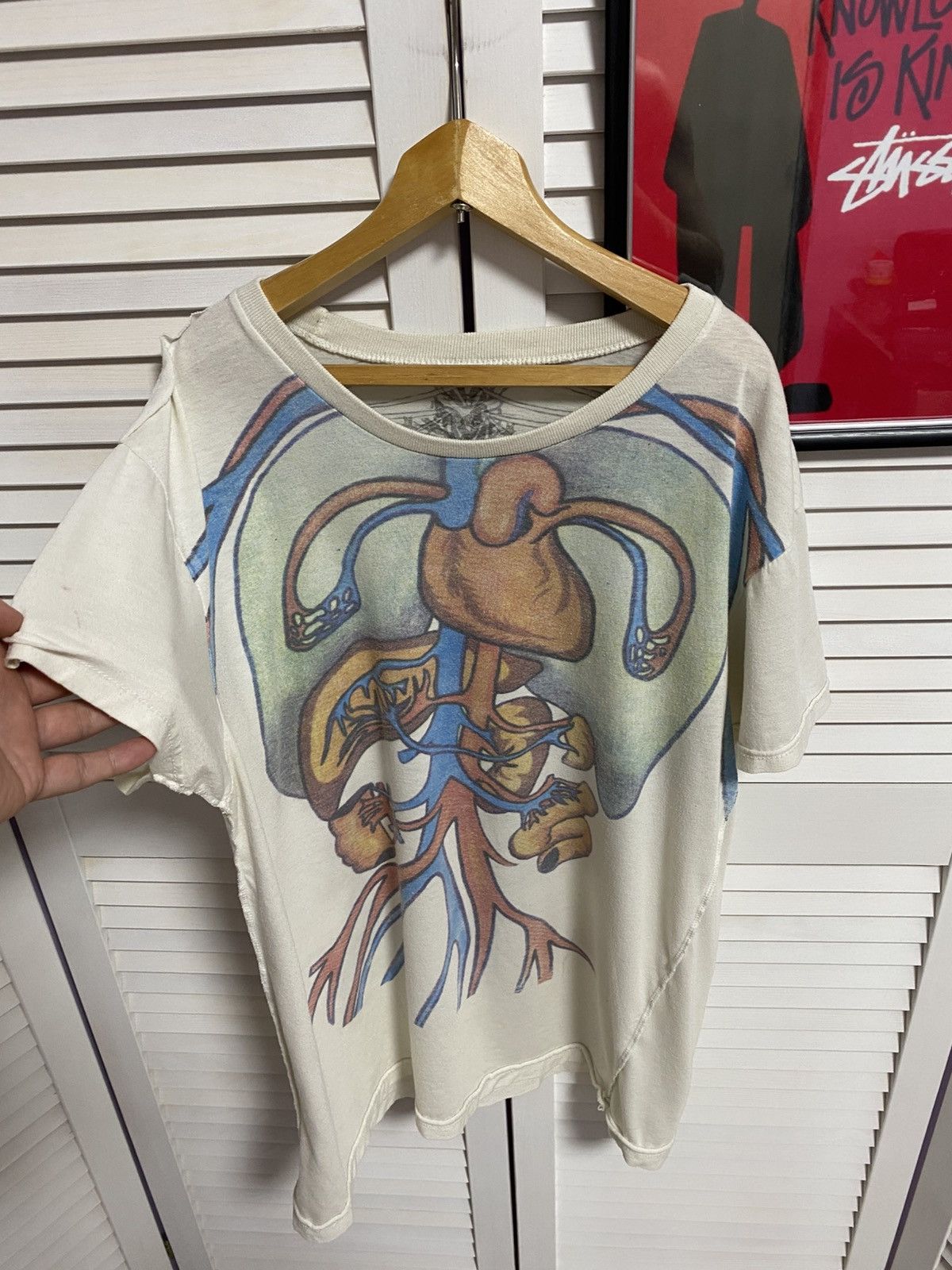 Hysteric Glamour Vintage Y2k T-Shirt Anatomy Organ Skeleton Tee Rare 80s Tee Size US M / EU 48-50 / 2 - 3 Thumbnail