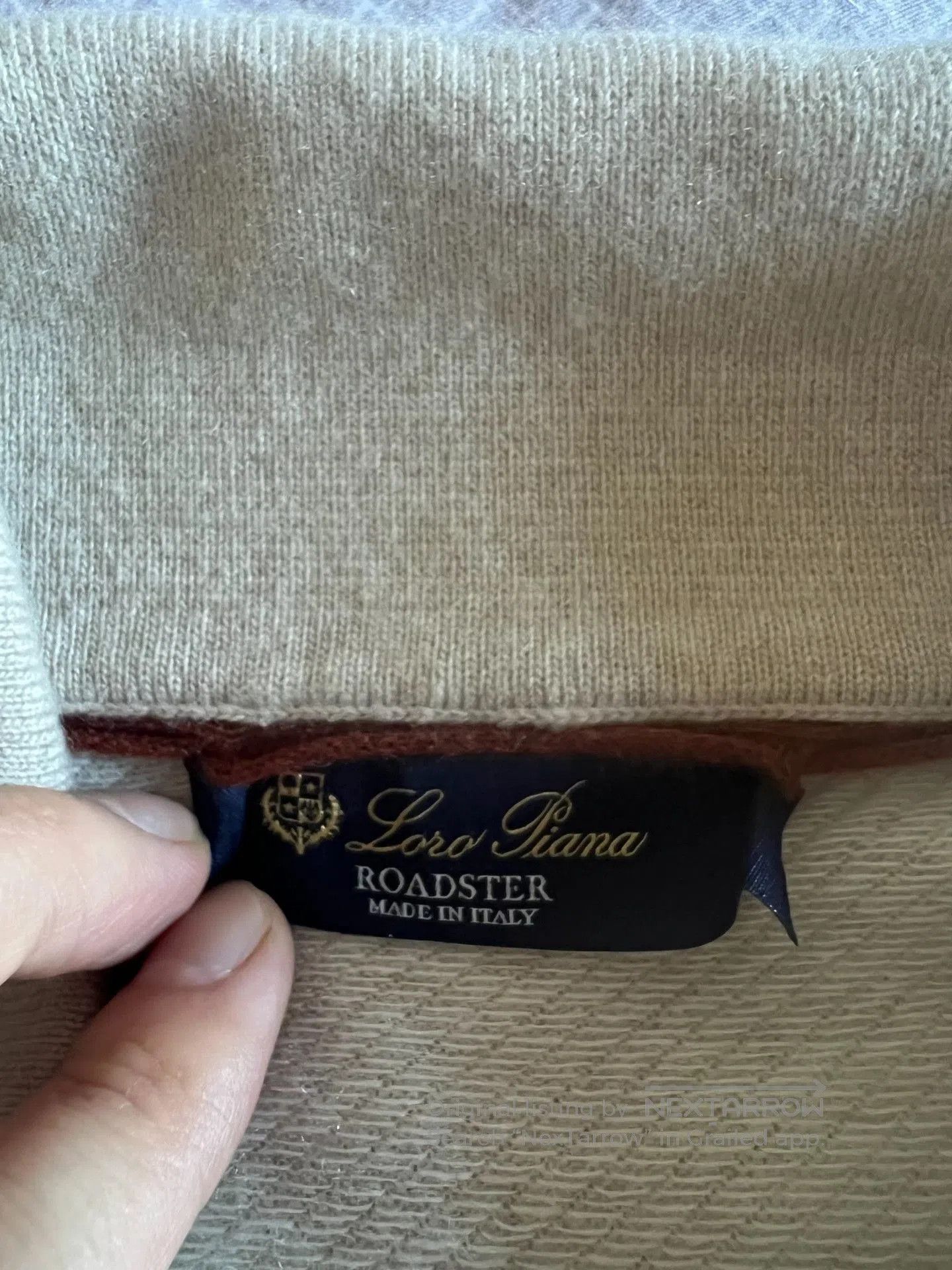 Loro Piana Loro Piana Men's Buttonless Cashmere Polo. Size US M / EU 48-50 / 2 - 3 Thumbnail