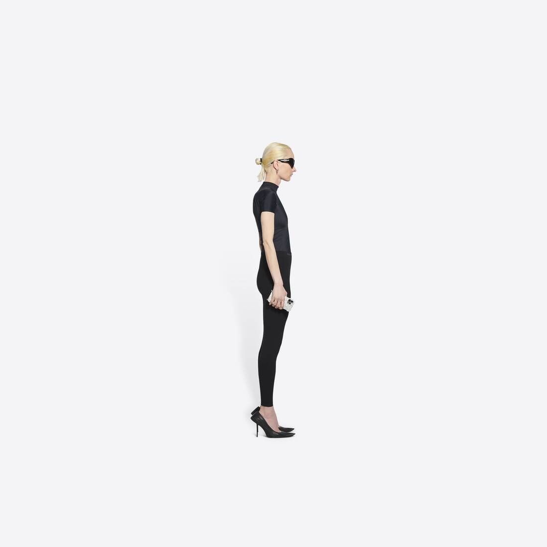 Balenciaga o1bcso1str0525 Leggings in Black Size 26" / US 2 / IT 38 - 4 Thumbnail