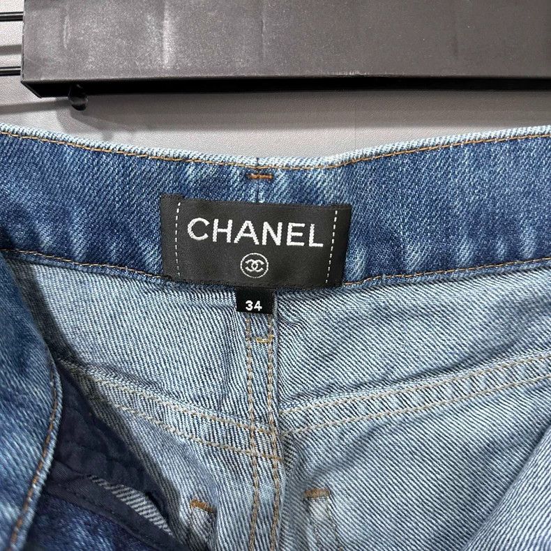 Chanel Chanel Egyptian series patched jeans 2504-Nextarrow Size 42" / US 20 - 6 Thumbnail