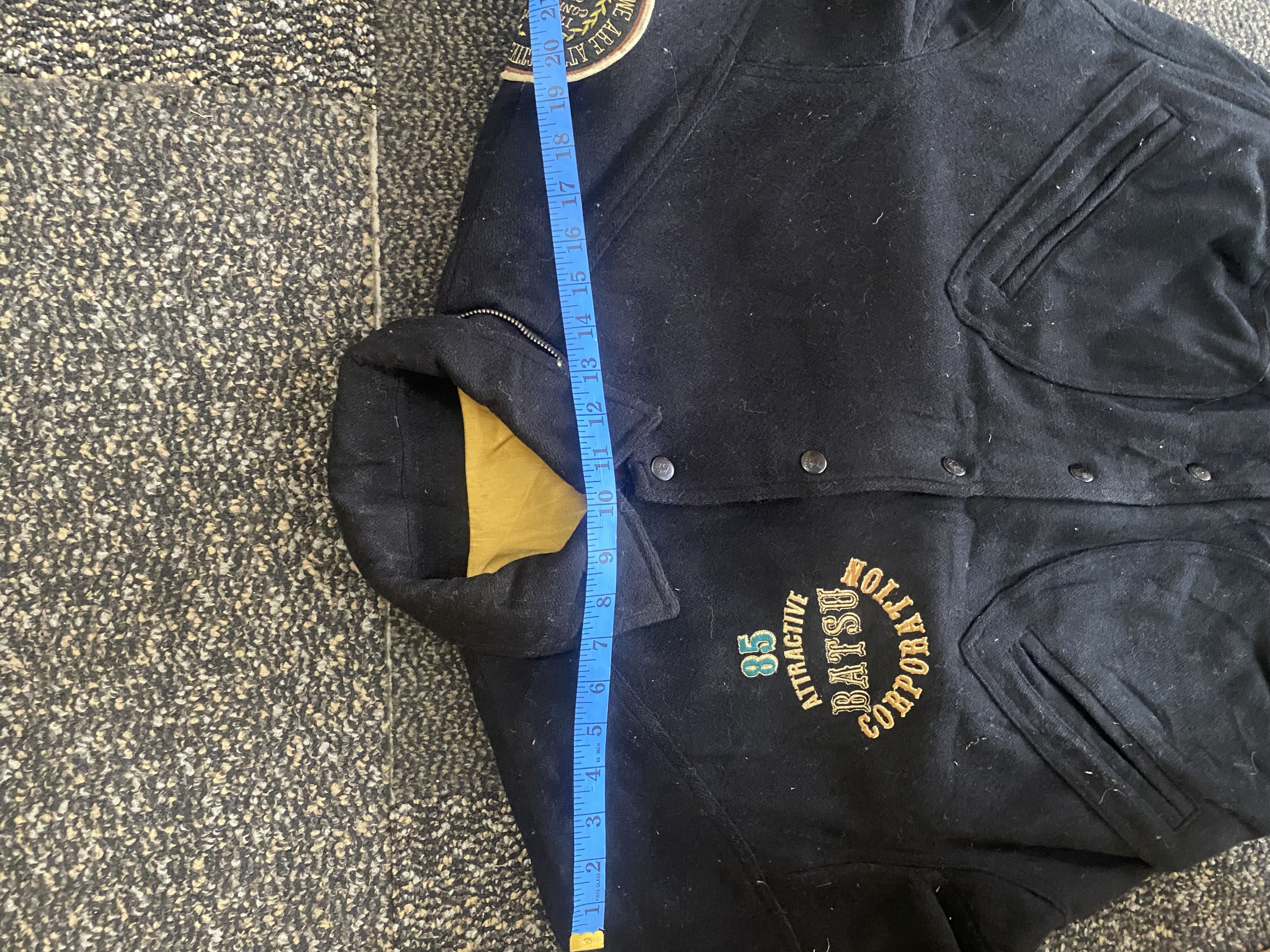 Japanese Brand Batsu Varsity Jacket Size US XL / EU 56 / 4 - 9 Thumbnail