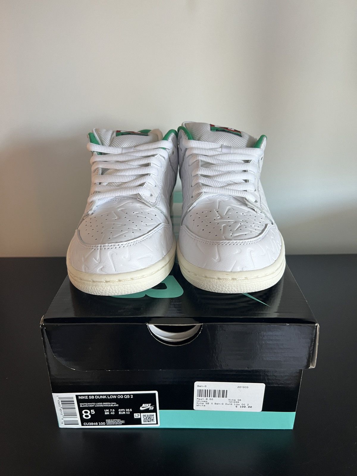 Nike BEN-G X NIKE SB DUNK LOW OG (EXCLUSIVE) Size US 8.5 / EU 41-42 - 8 Thumbnail