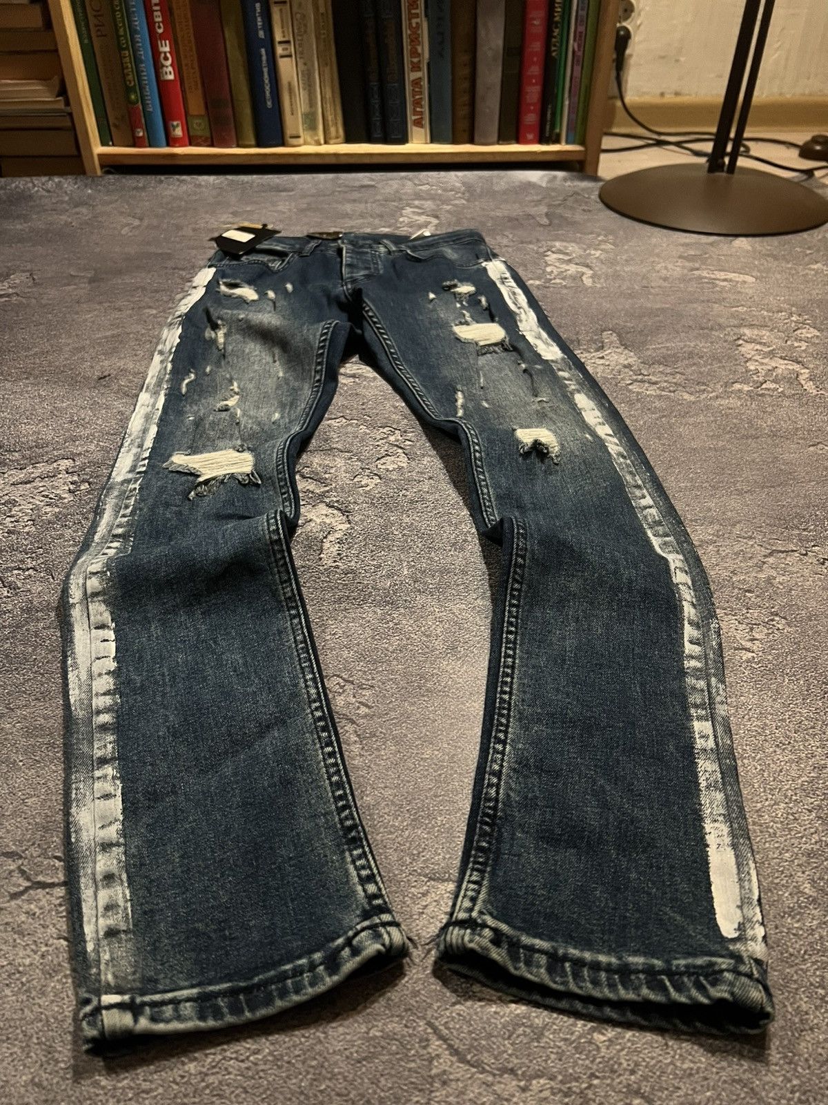 Designer SWAG Distressed Archive Balenciaga Style / Vintage Y2K 90s Size US 28 / EU 44 - 1 Thumbnail