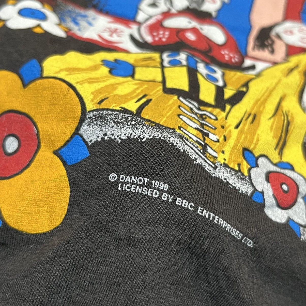 Vintage 1990 The Magic Roundabout Annual Vintage T-Shirt Size US M / EU 48-50 / 2 - 4 Thumbnail
