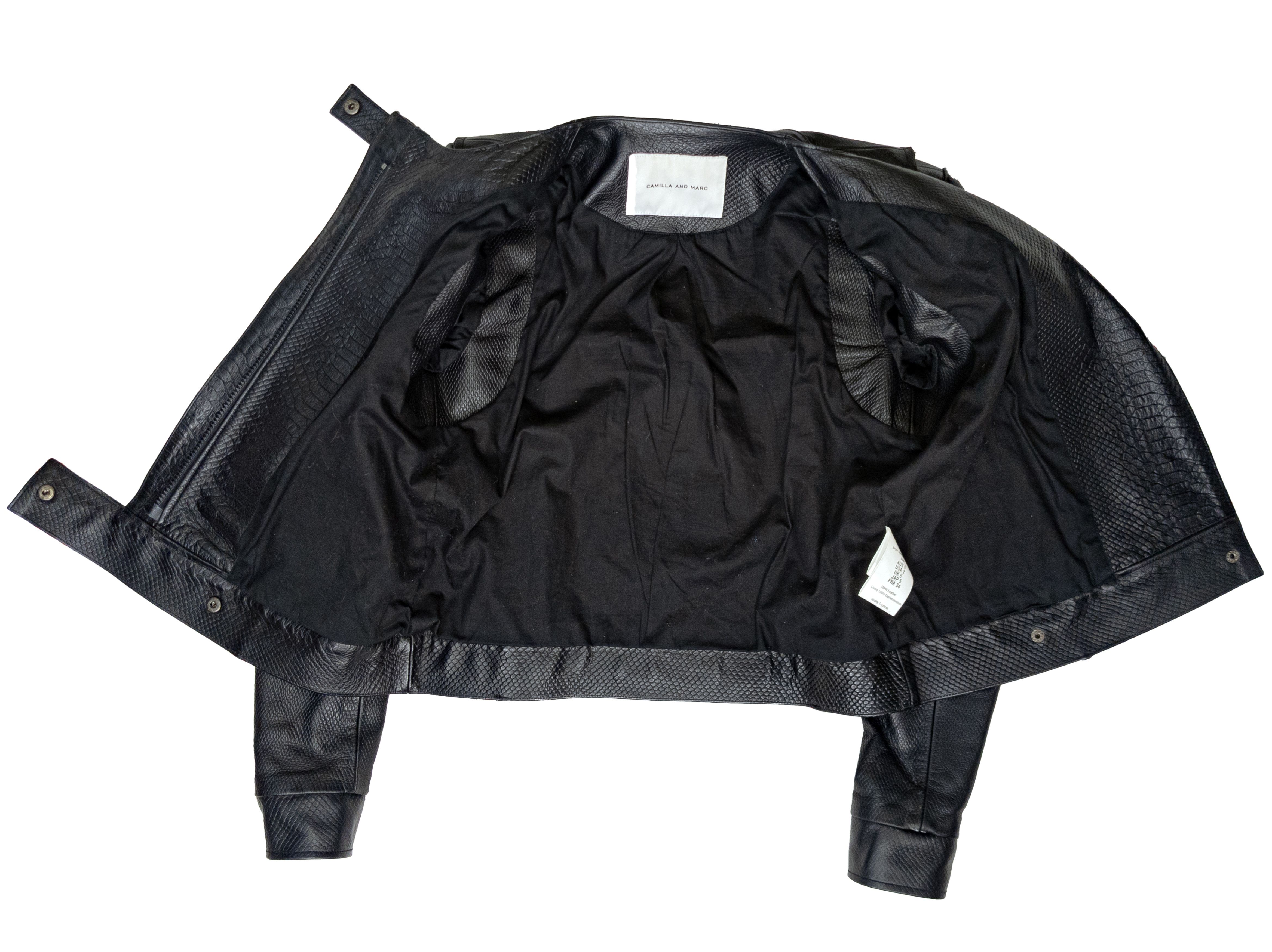 Other Designer Leather Biker Jacket Camilla and Marc Size XS / US 0-2 / IT 36-38 - 3 Thumbnail