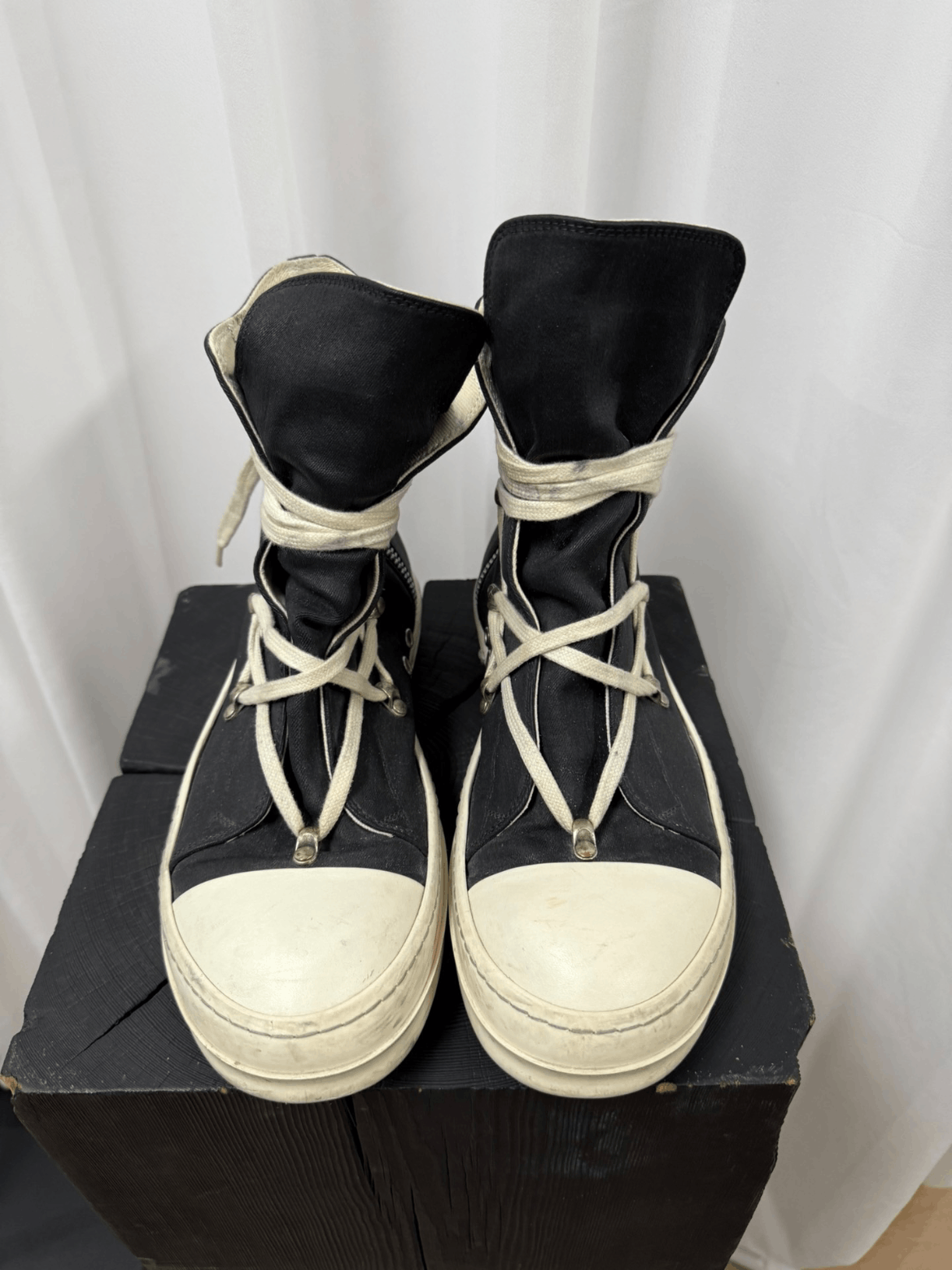 Sz 41 Rick Owens Drkshdw Hi-top Sneaker - Footwear