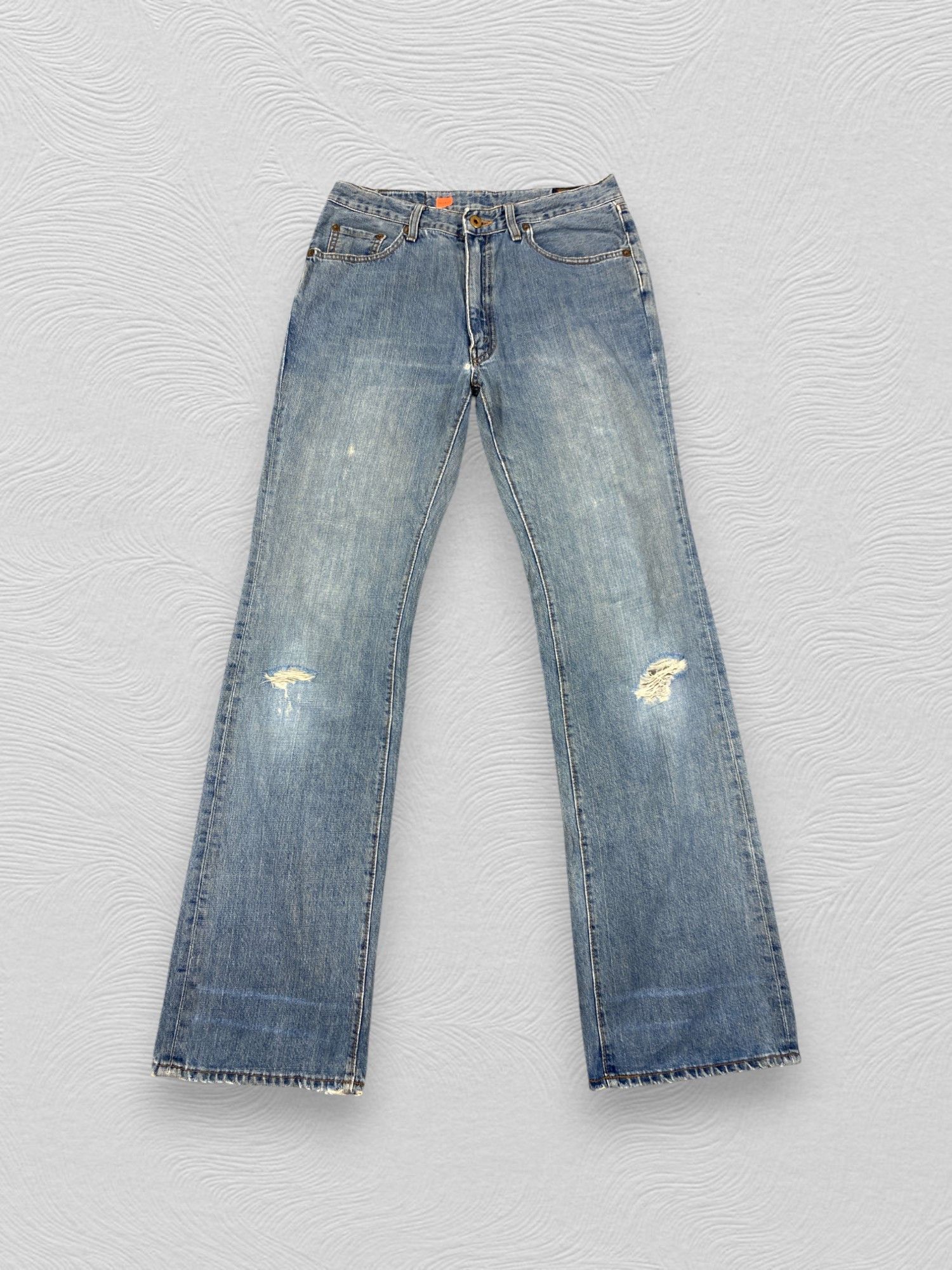 If Six Was Nine Vintage Big John Flare Jeans 31x33.5 Denim- JN3823 Size US 31 - 1 Thumbnail