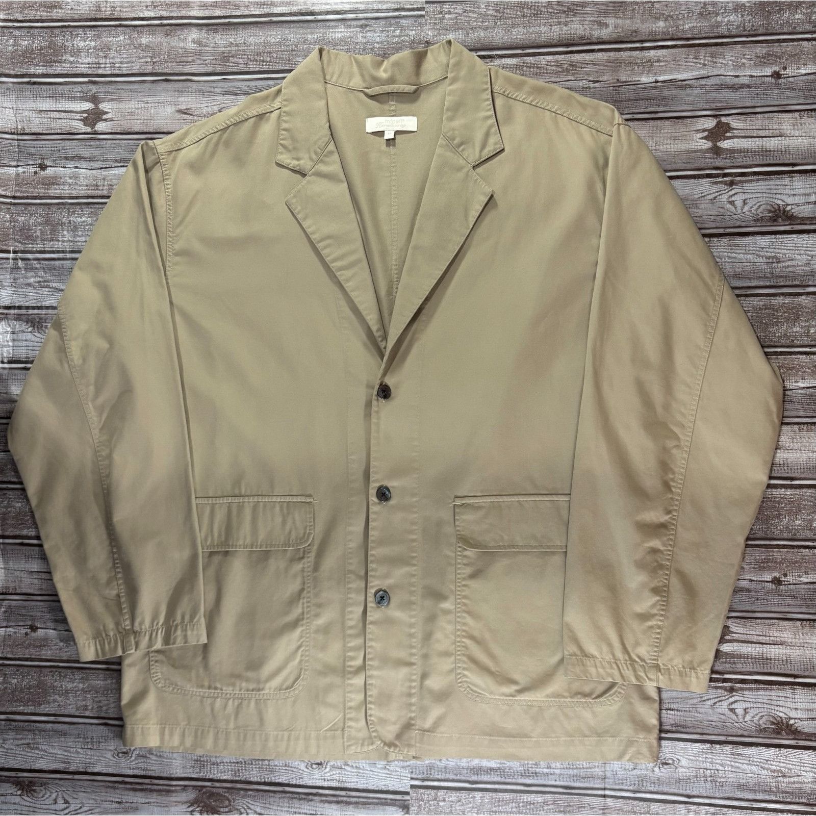 Mfpen Mfpen Cotton blend barn Jacket blazer size M color Khaki Size US M / EU 48-50 / 2 - 1 Thumbnail