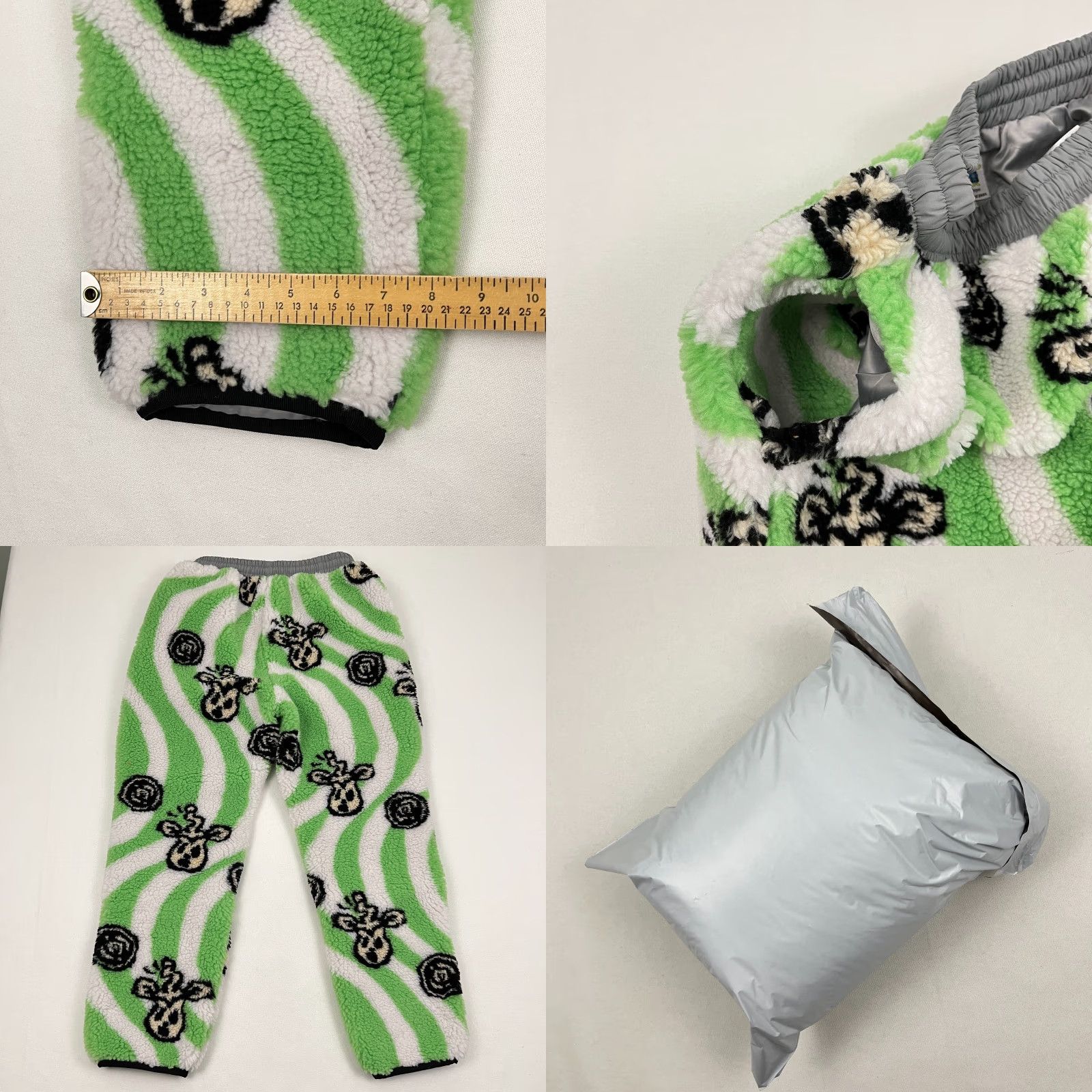 Lucid FC VINTAGE Lucid FC + Tofu Boyo Sherpa Pants Mens Small x 28" Fleece Skulls Heavy Rare 25 Size US 29 - 8 Thumbnail