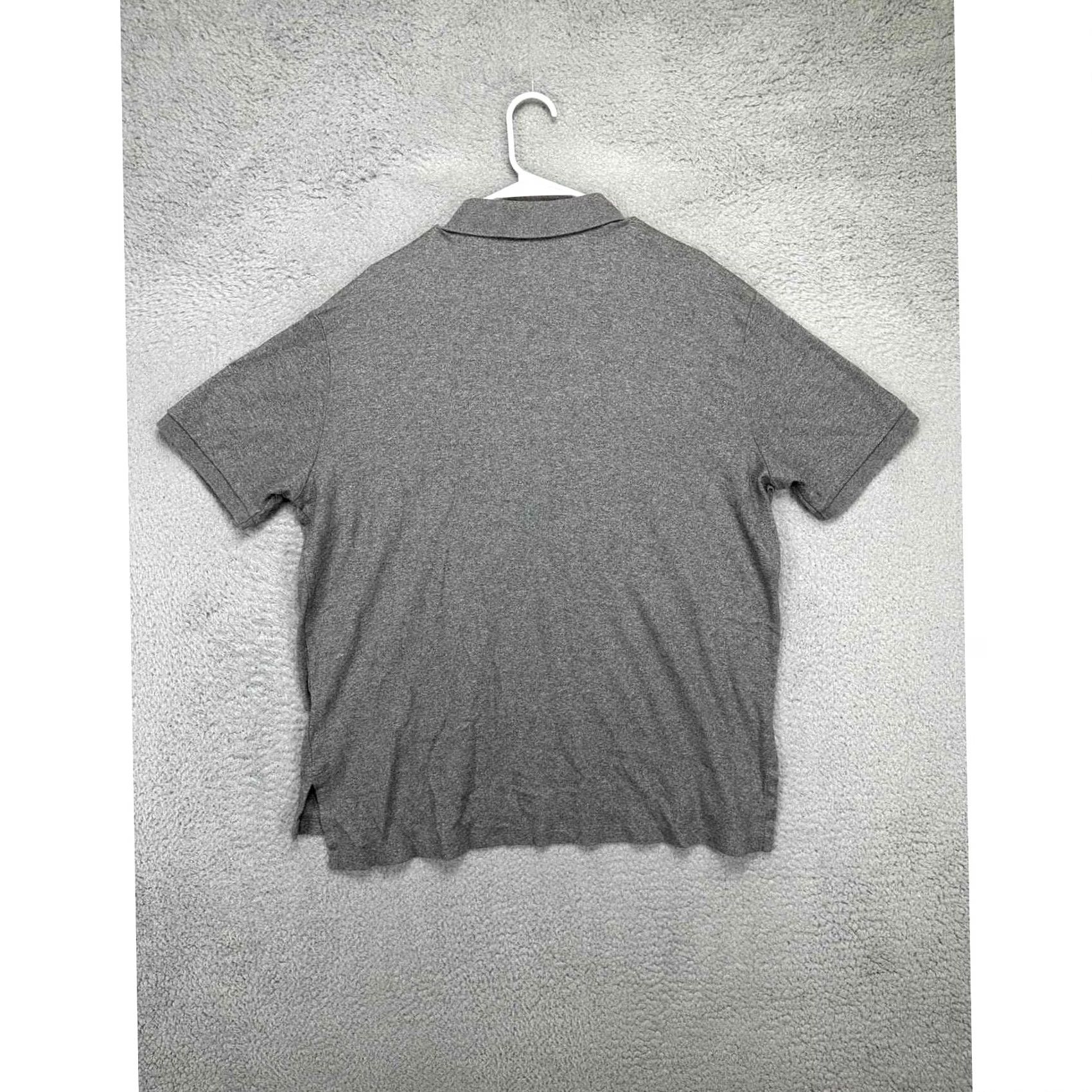 Polo Ralph Lauren Polo Ralph Lauren Shirt Mens XL Grey Polo Custom Fit Pony Short Sleeve Rugby Size US XL / EU 56 / 4 - 3 Thumbnail