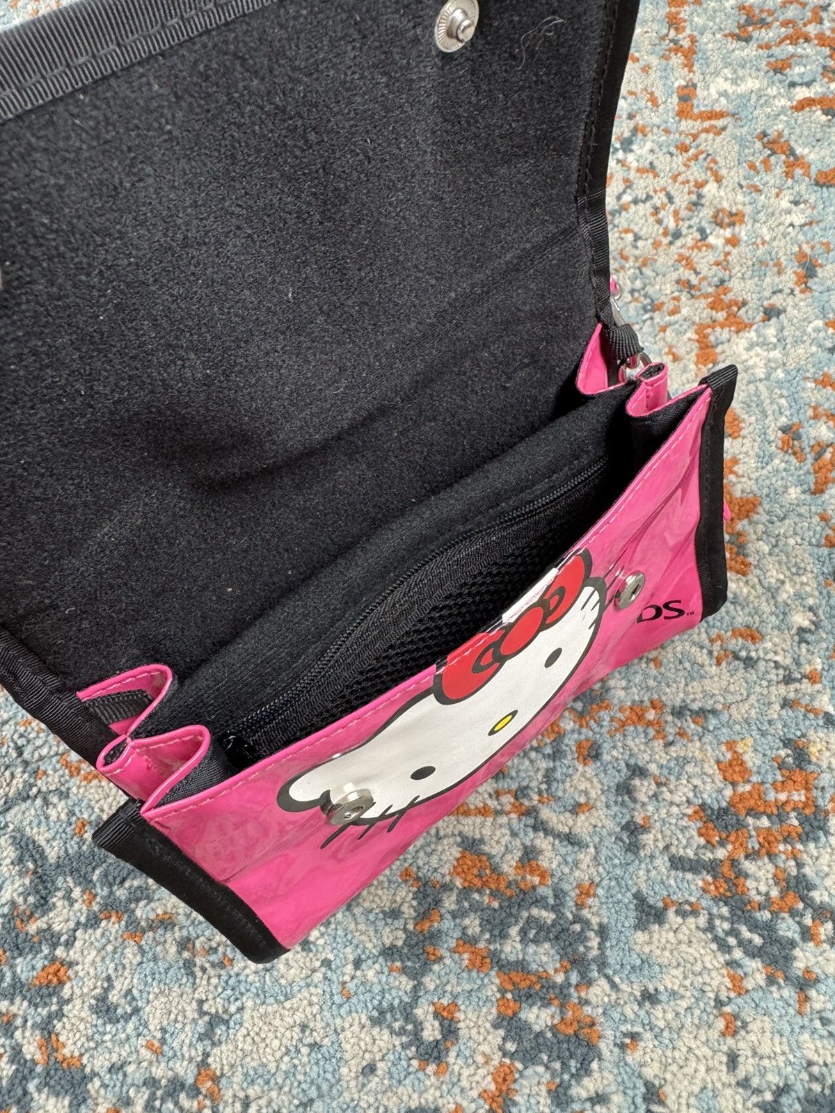 Japanese Brand × Nintendo × Vintage Rare Vintage 00s Hello Kitty Nintendo DS case bag cute y2k Size ONE SIZE - 8 Thumbnail