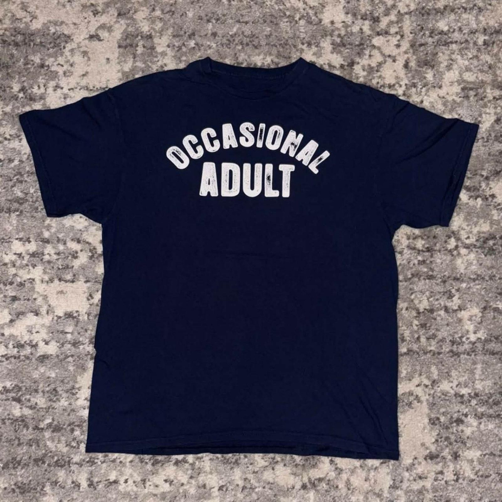 American Apparel Y2K Occasional Adult Funny Text Shirt Size US M / EU 48-50 / 2 - 1 Thumbnail