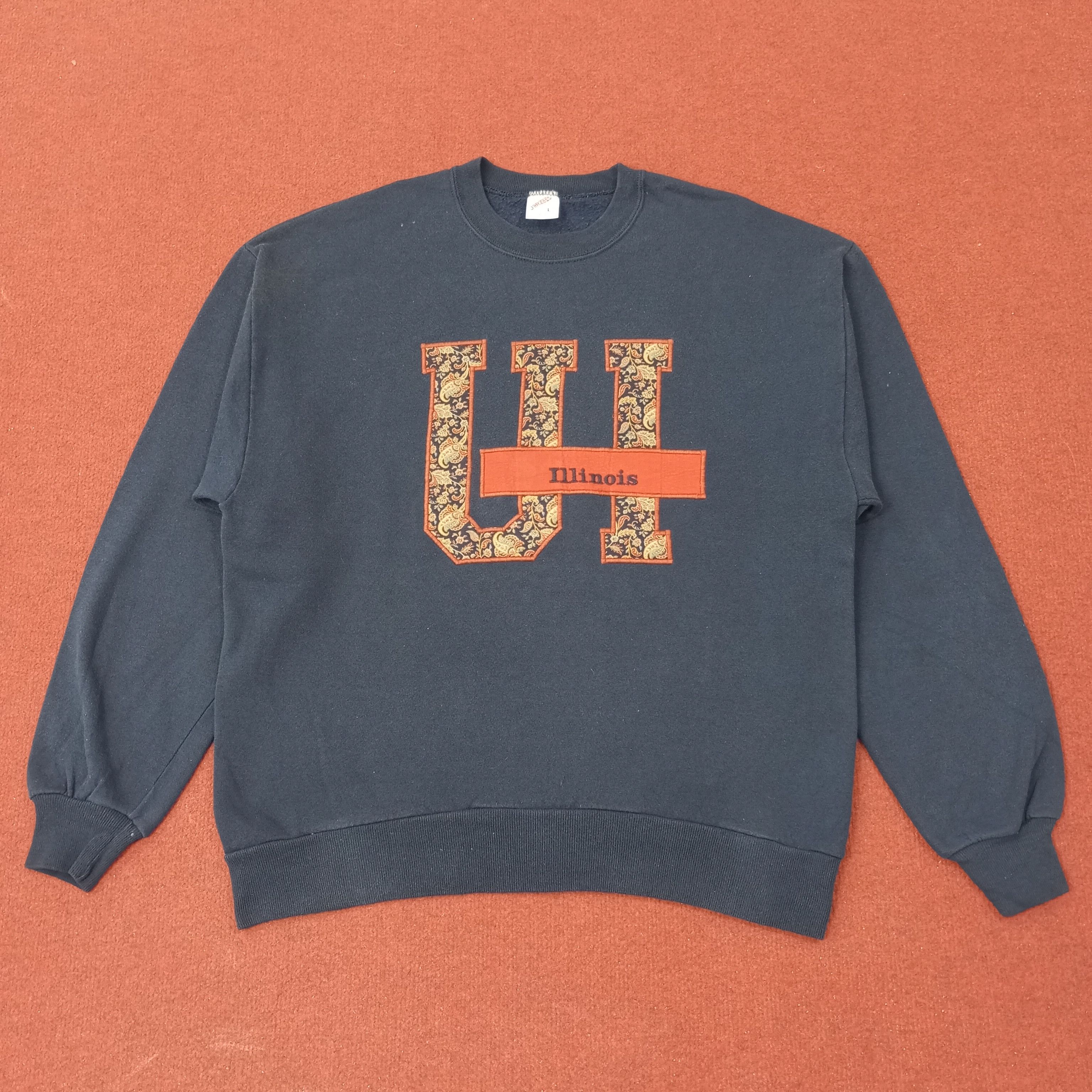 Vintage University Of Illinois Vintage Sweatshirt c251n9 Size US M / EU 48-50 / 2 - 1 Thumbnail