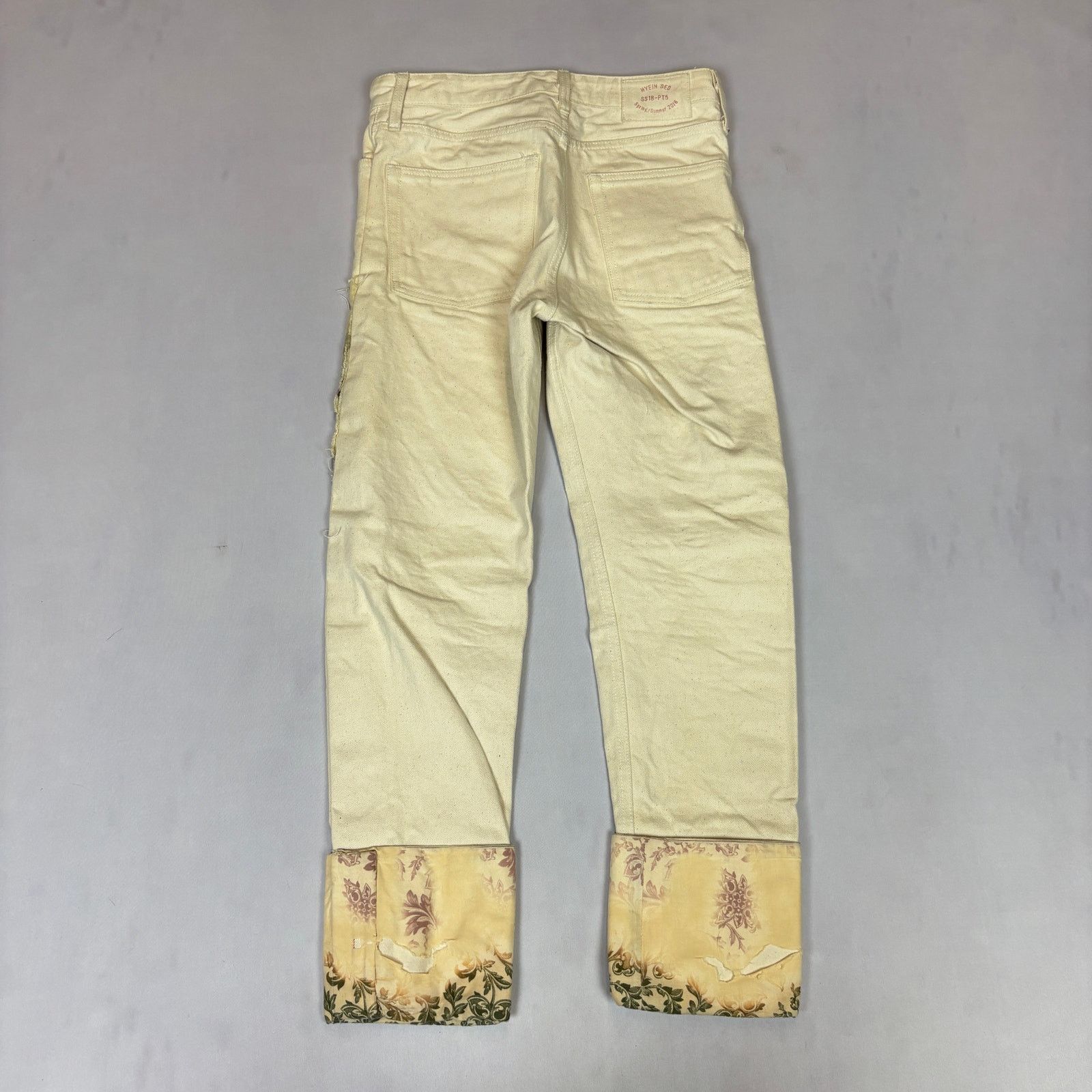 Hyein Seo $503 HYEIN SEO SS18 Patchwork Denim Jeans Crop Women's 1 Size 28" / US 6 / IT 42 - 3 Thumbnail