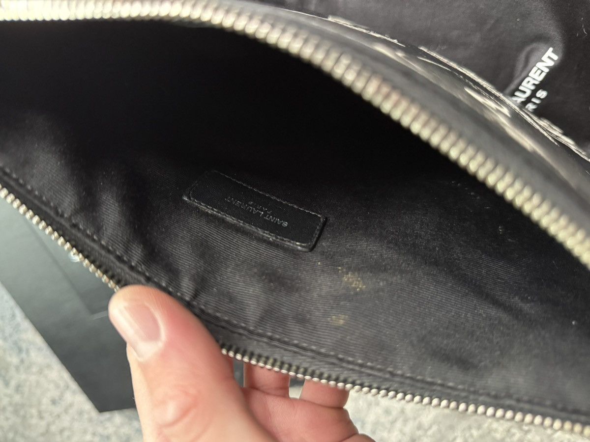 Saint Laurent Paris Saint Laurent Pop Gun Zipped Leather Clutch Bag Size ONE SIZE - 9 Thumbnail