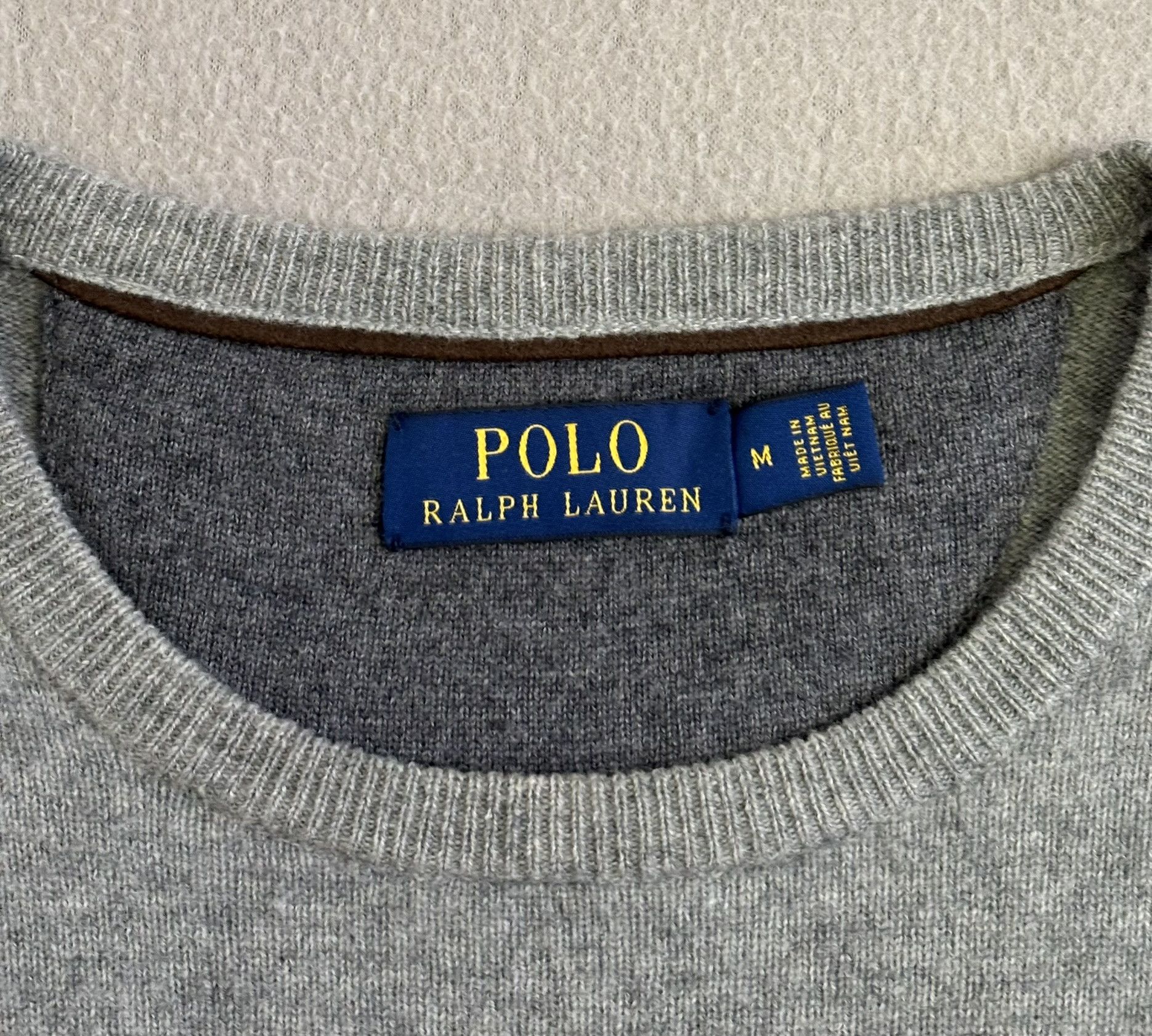 Polo Ralph Lauren Polo Ralph Lauren 100% Wool Gray Sweater Medium Size US M / EU 48-50 / 2 - 15 Thumbnail