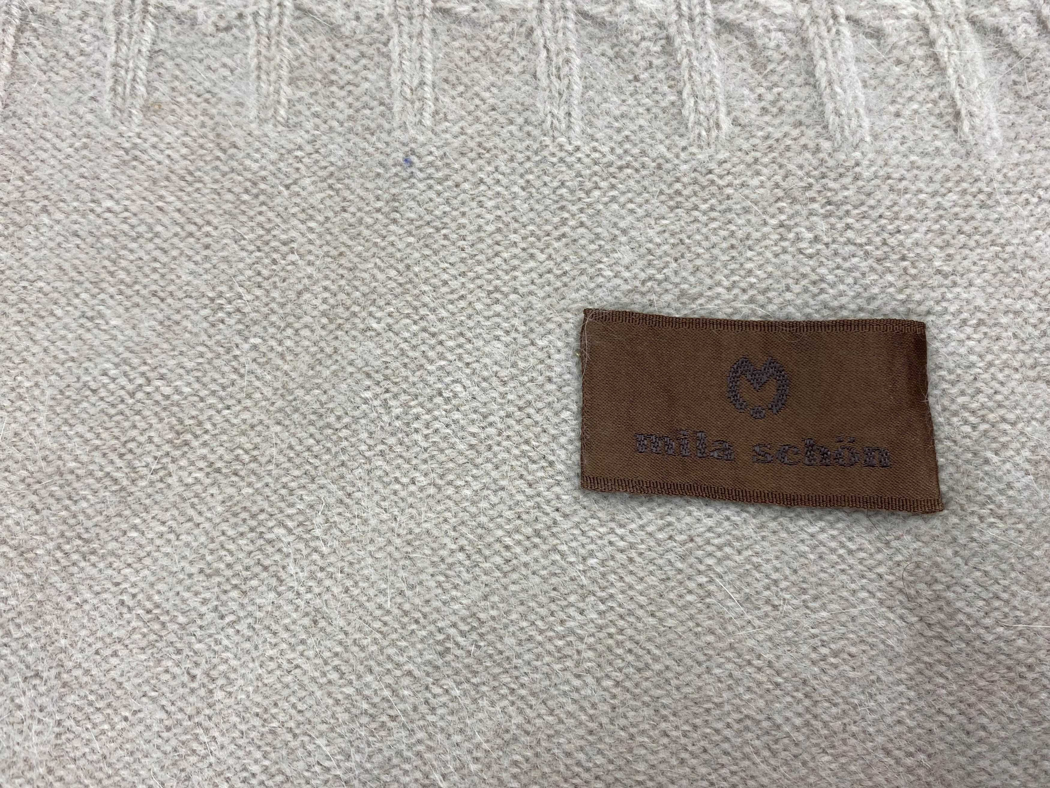 Mila Schon Vintage Mila Schön Wool Scarf Made in Japan 70s Size ONE SIZE - 9 Thumbnail