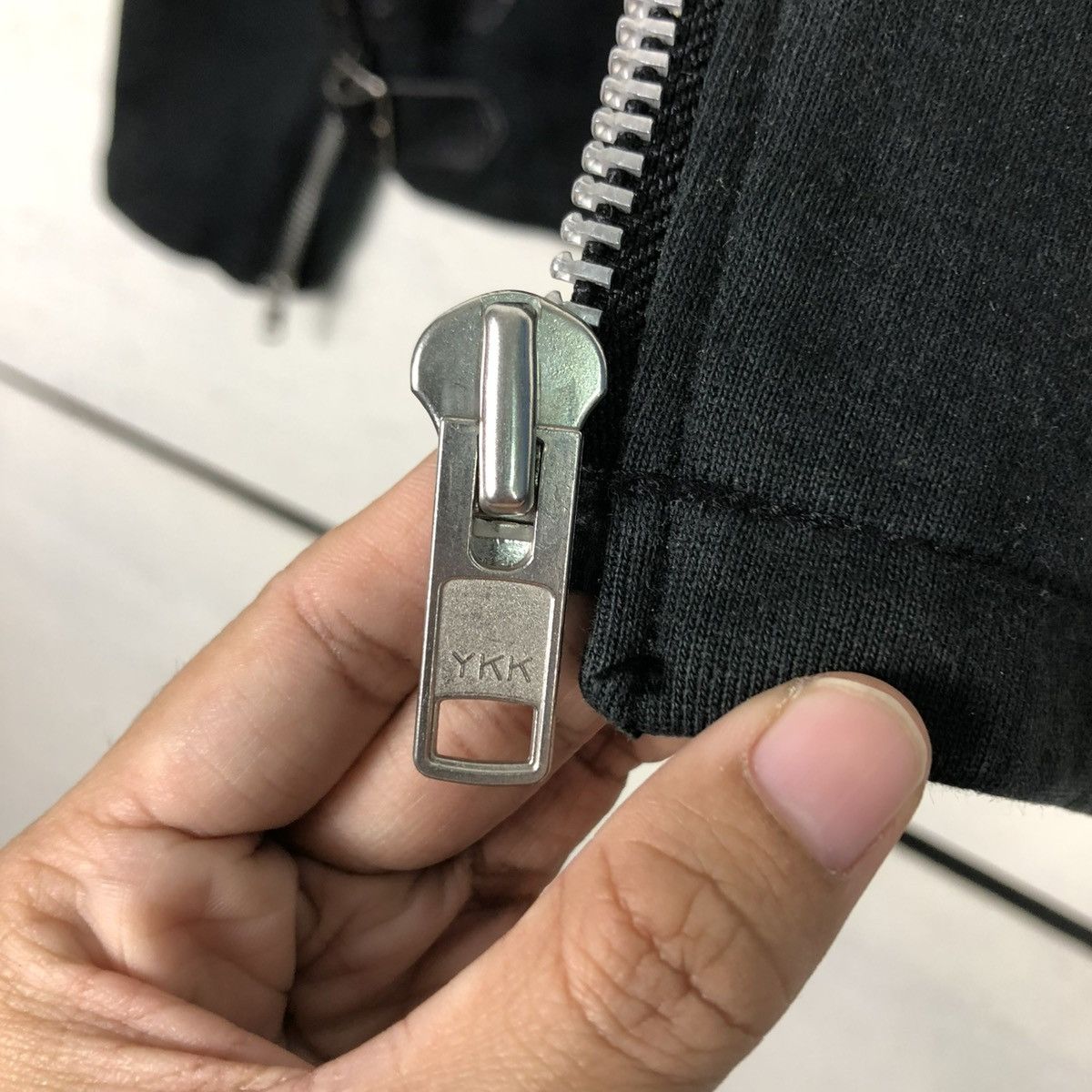 Japanese Brand 🔥VINTAGE CROPPED BIKER JACKET SHIPS DOUBLE COLLAR BONDAGE Size US S / EU 44-46 / 1 - 18 Thumbnail