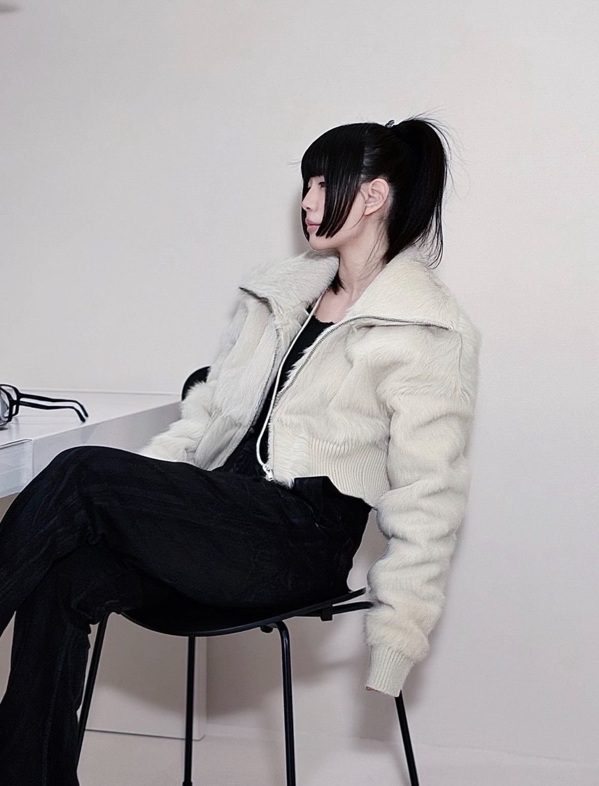 Rick Owens RICK OWENS DRACUCOLLAR CROPPED Size US S / EU 44-46 / 1 - 8 Thumbnail