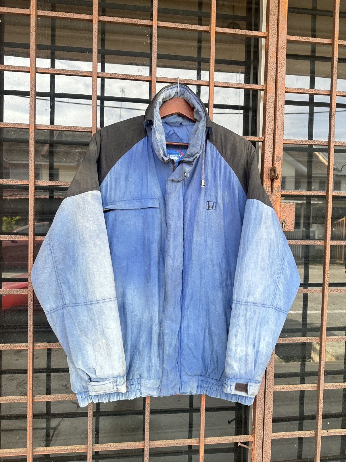 Vintage THRASHED HONDA Long Utility Jacket Size US L / EU 52-54 / 3 - 4 Thumbnail