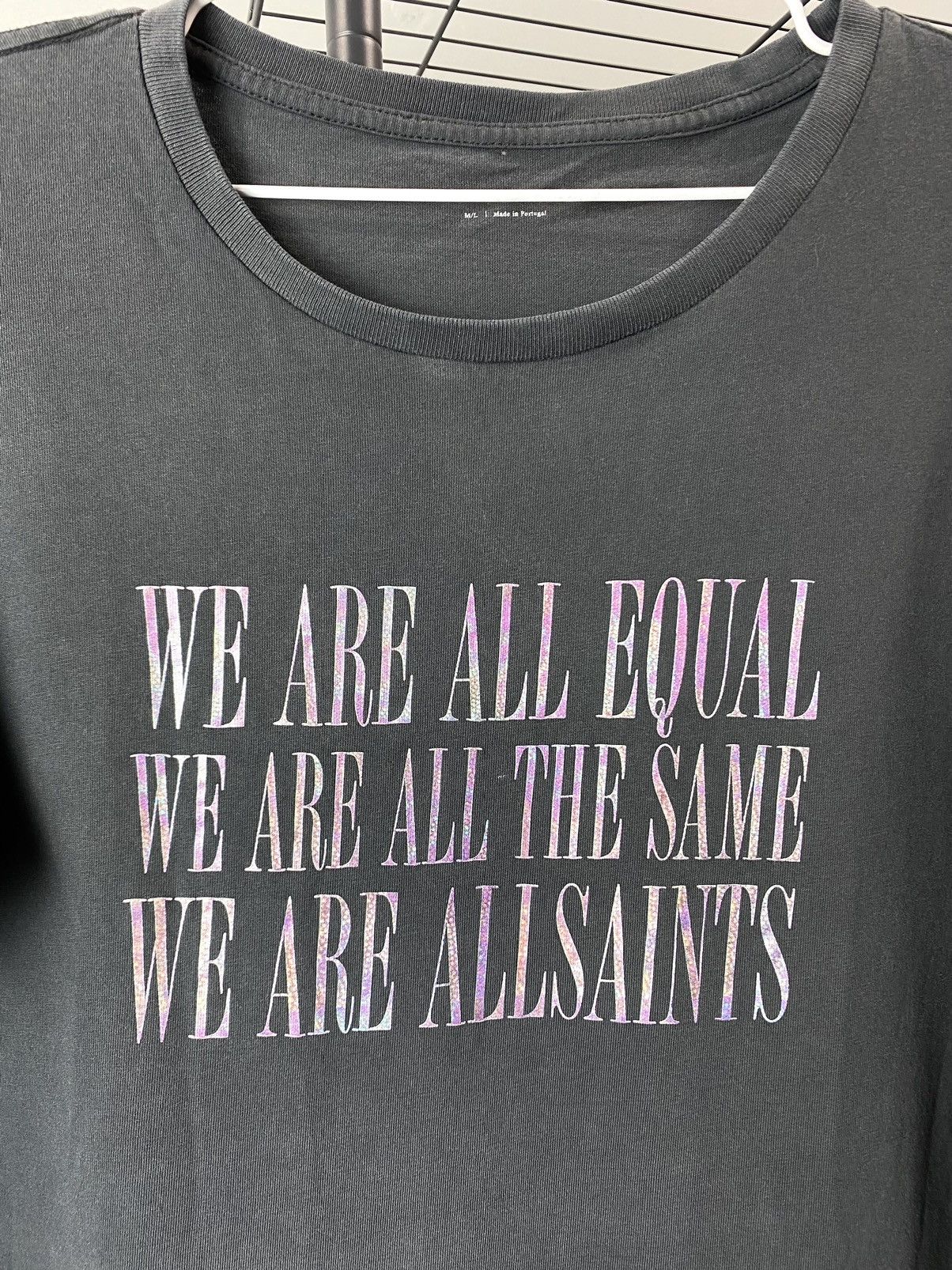 Allsaints Vintage All Saints Gradient Faded T Shirt Hype Size US L / EU 52-54 / 3 - 2 Thumbnail