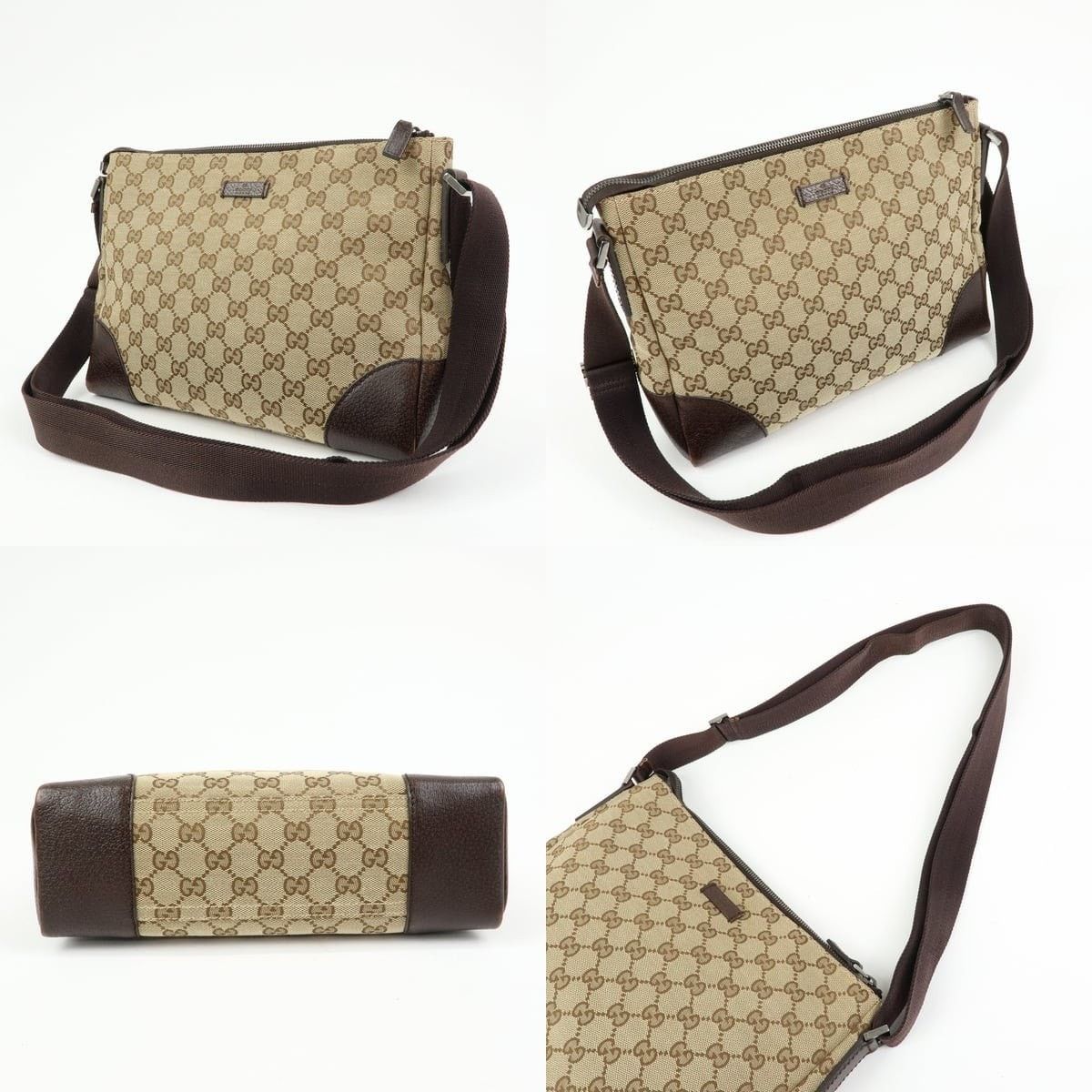 Gucci Gucci GG Supreme Crossbody Bag Beige Size ONE SIZE - 3 Thumbnail