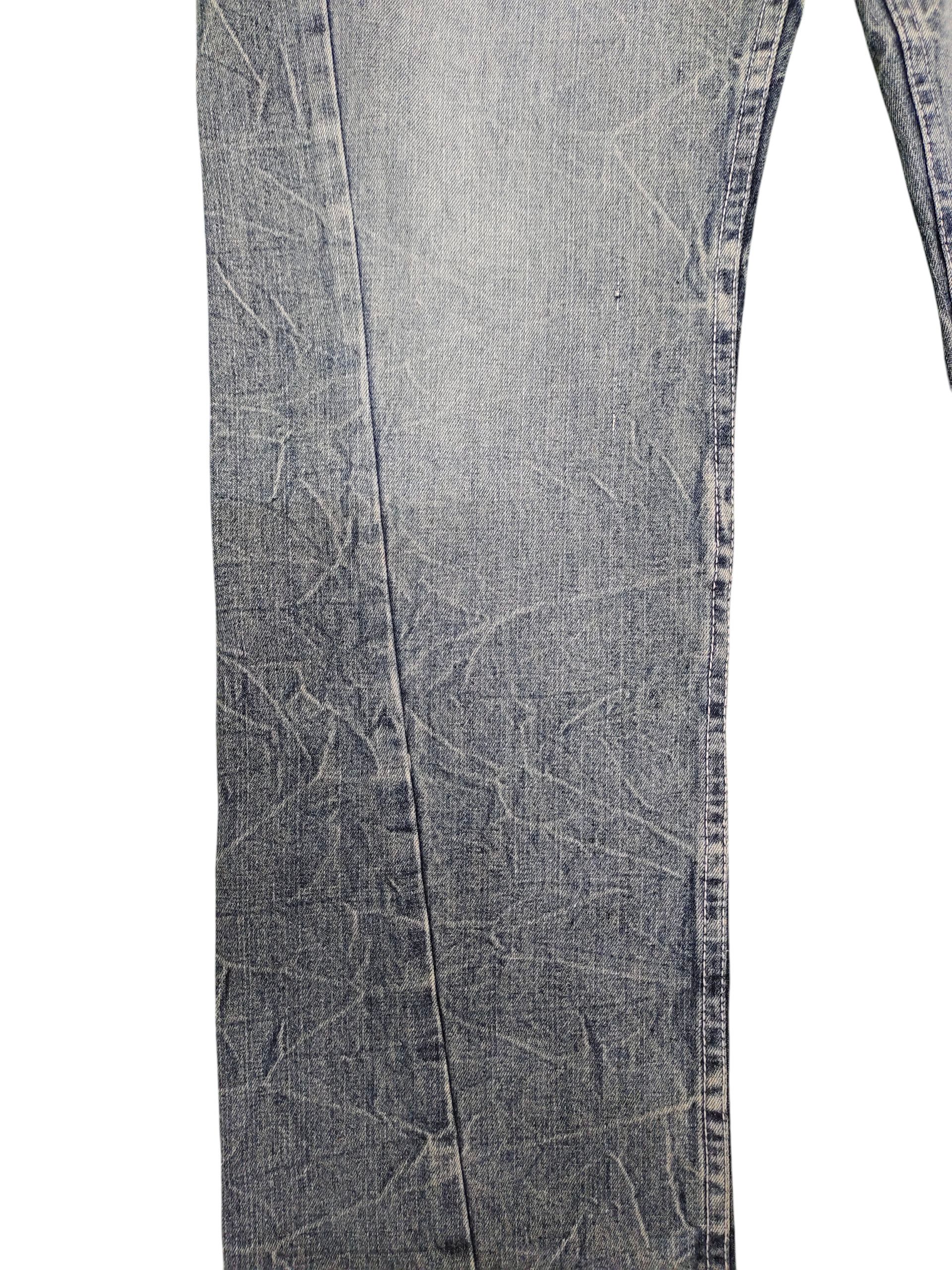 Undercover Japanese Brand Jungle Storm Clawmark Distress Faded Jeans Size US 33 - 4 Thumbnail