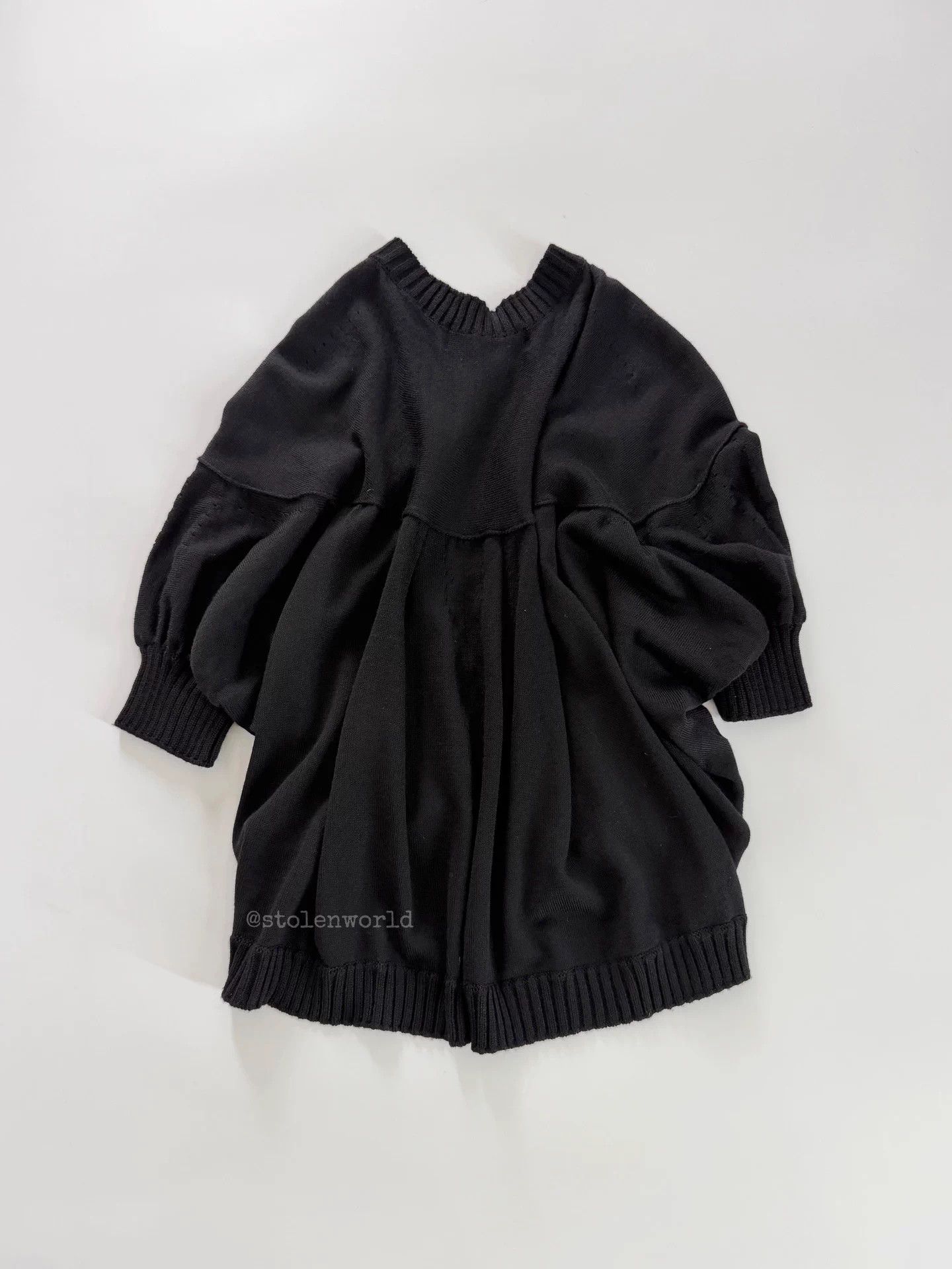 Comme des Garcons Comme des Garçons Bubble Cocoon Pure Wool Cardigan Size ONE SIZE - 6 Thumbnail