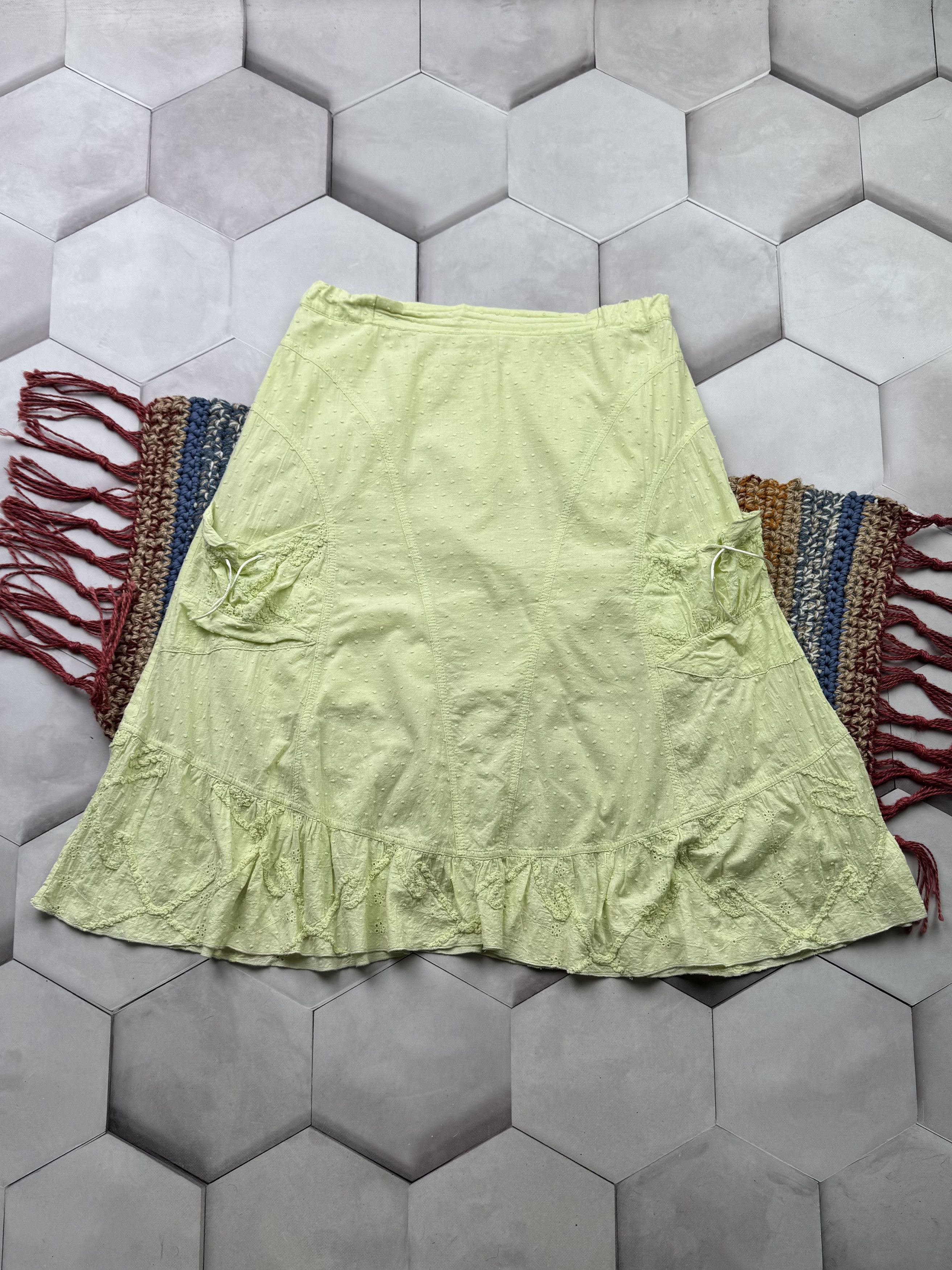 Vintage Vintage Flare Cargo Skirt Size 30" / US 8 / IT 44 - 1 Thumbnail