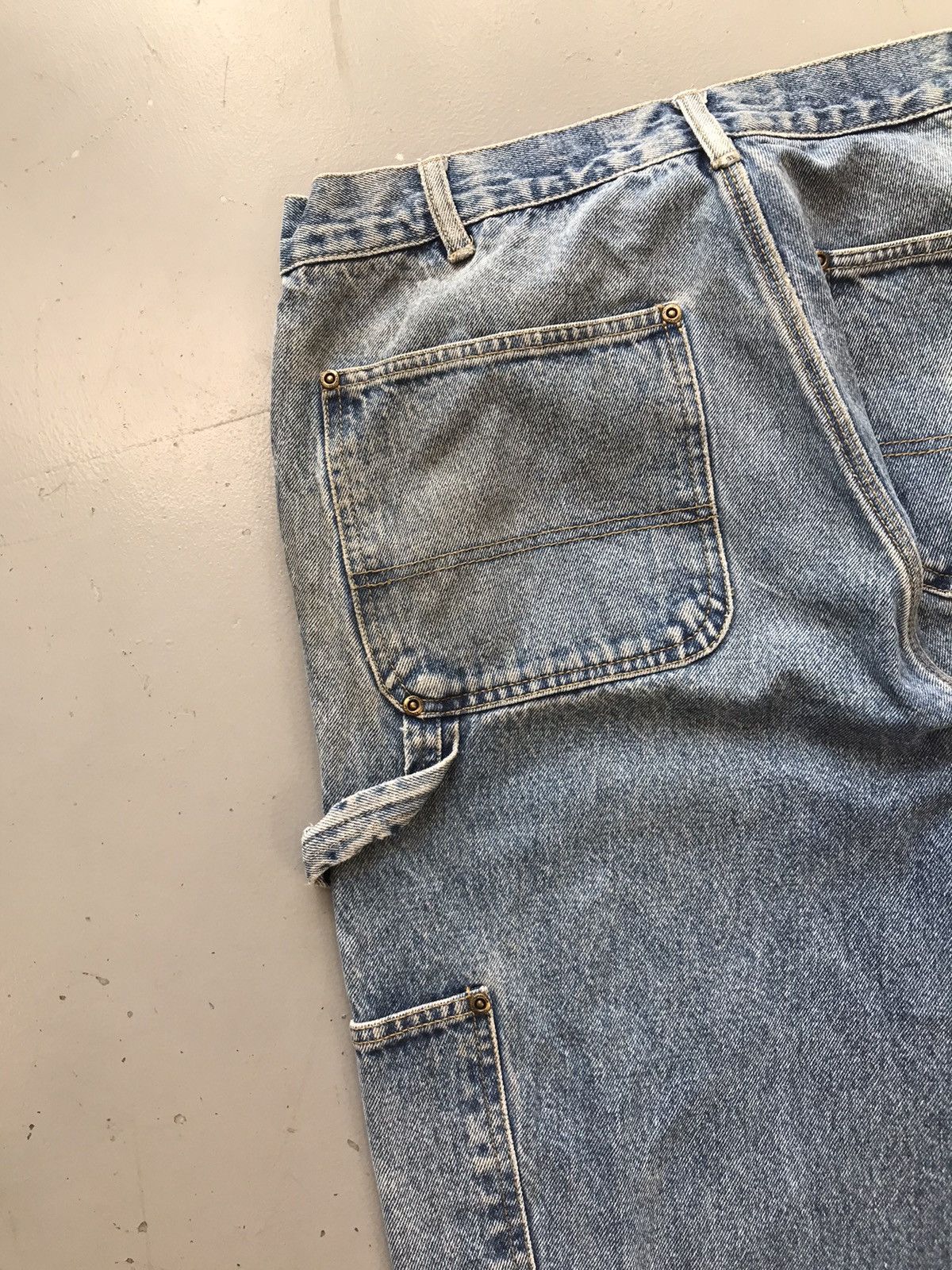 Carhartt × Dickies × Vintage Vintage qwest o double knee distressed denim Size US 36 / EU 52 - 13 Thumbnail