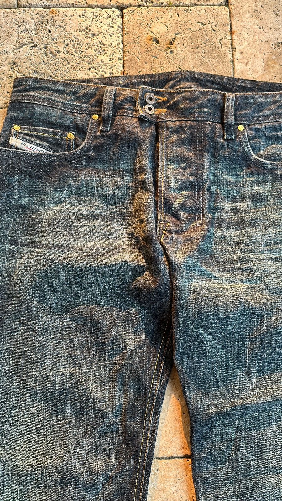 Diesel Diesel embroidered lion jeans Size US 31 - 6 Thumbnail