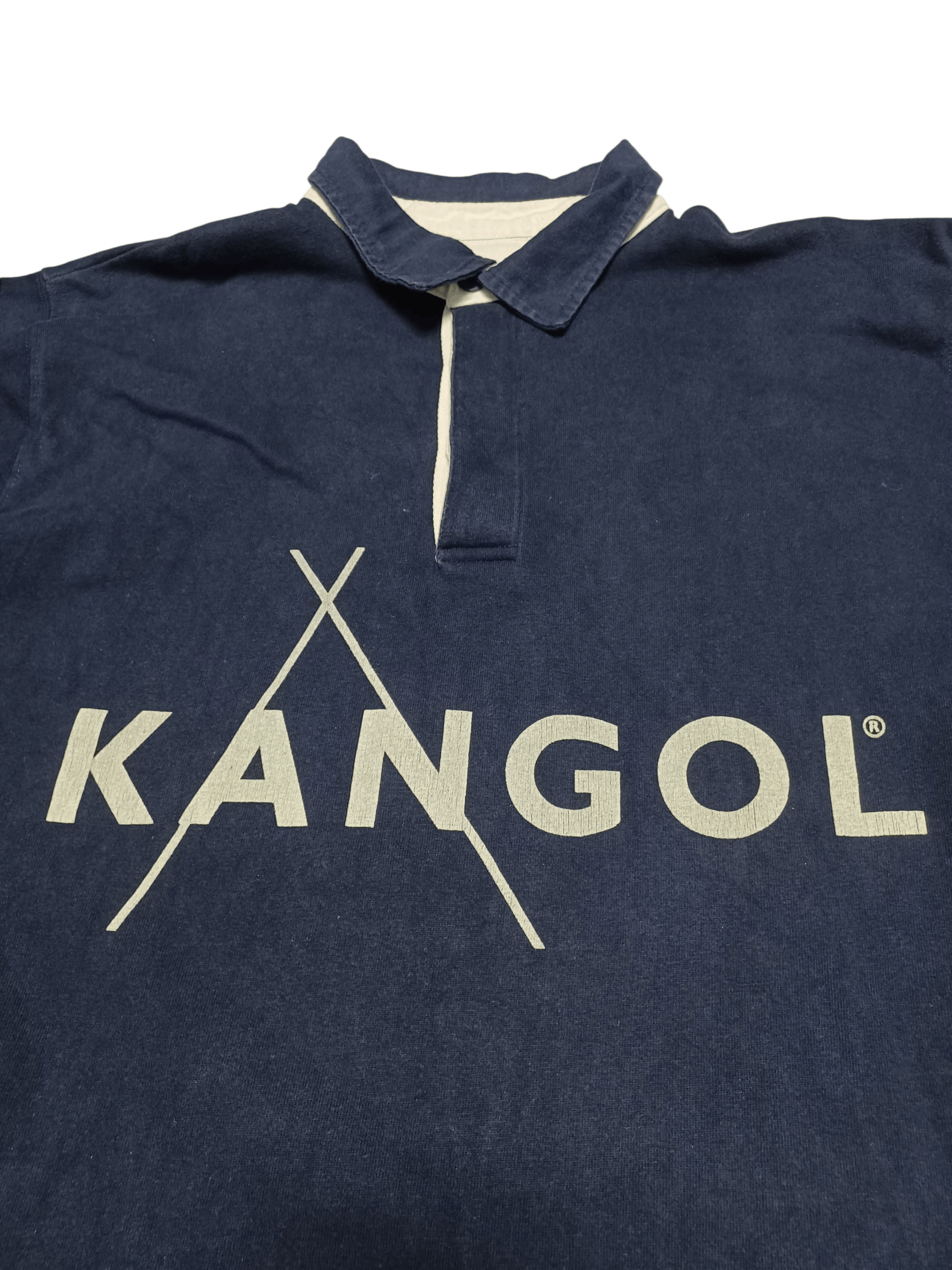 Kangol KANGOL VINTAGE BIGLOGO LUXURY POLO SHIRT SK8 AVANT GARDE Size US M / EU 48-50 / 2 - 2 Thumbnail