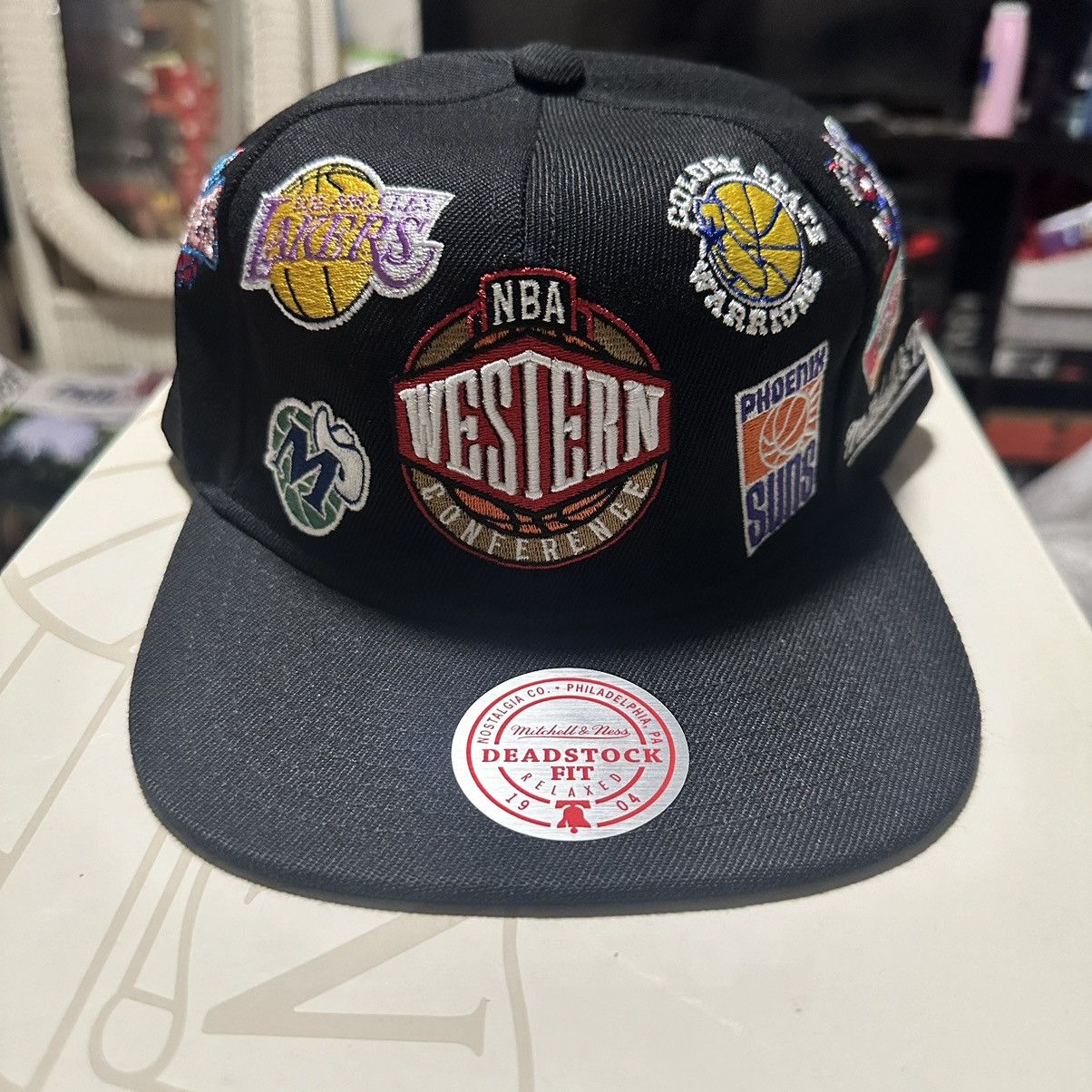 Mitchell & Ness NBA West All Over Conference Deadstock Fit Snapback Size ONE SIZE - 1 Thumbnail