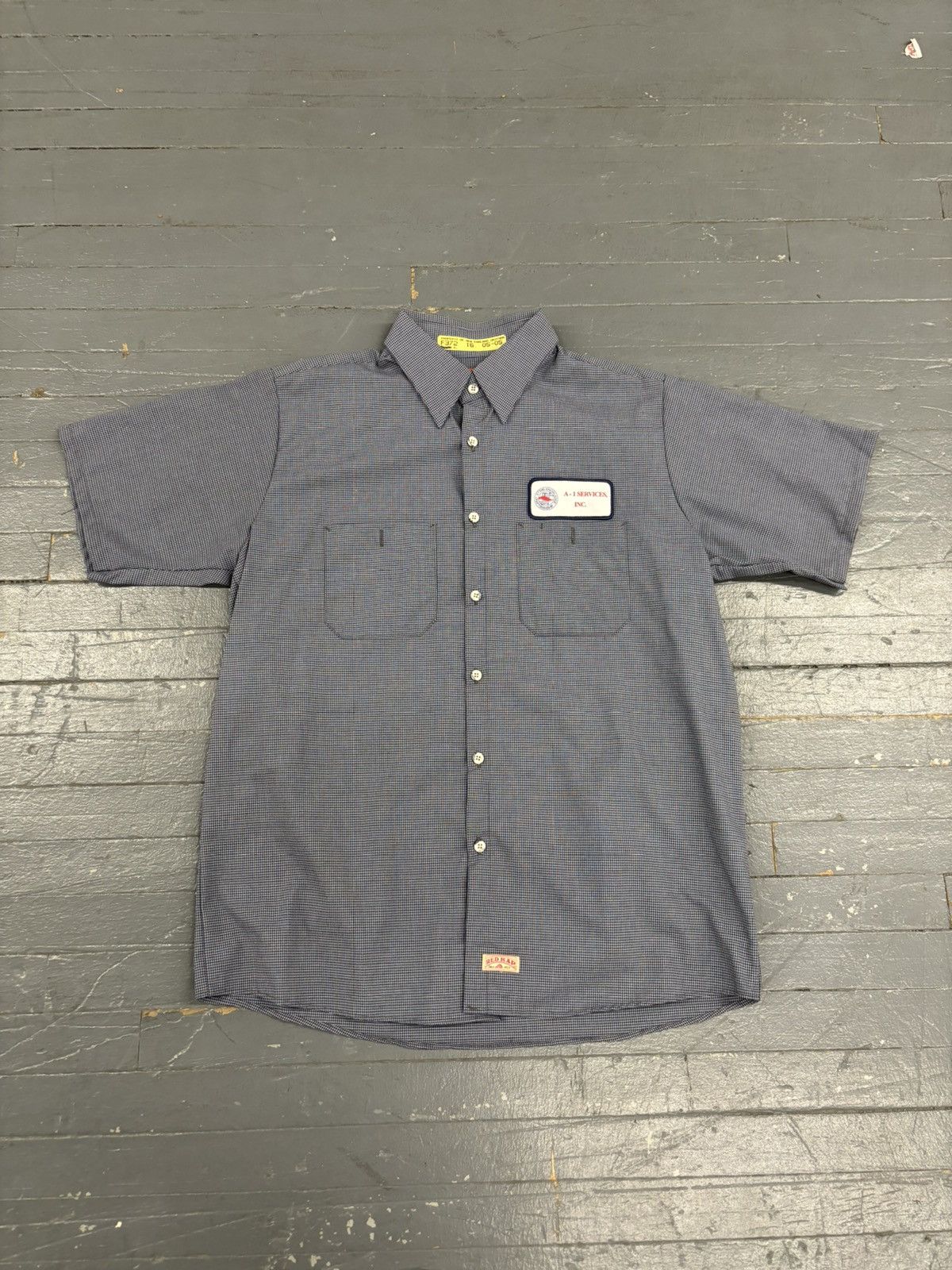 Vintage Vintage Red kap striped workwear shirt Size US L / EU 52-54 / 3 - 1 Thumbnail
