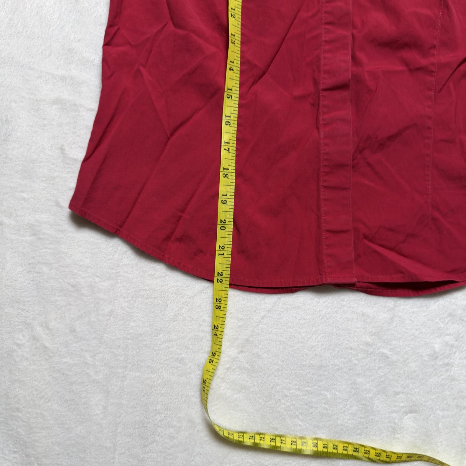 Other Talbots Dark Pink Button Down Shirt Y2K Office Siren Preppy Size XL / US 12-14 / IT 48-50 - 3 Thumbnail