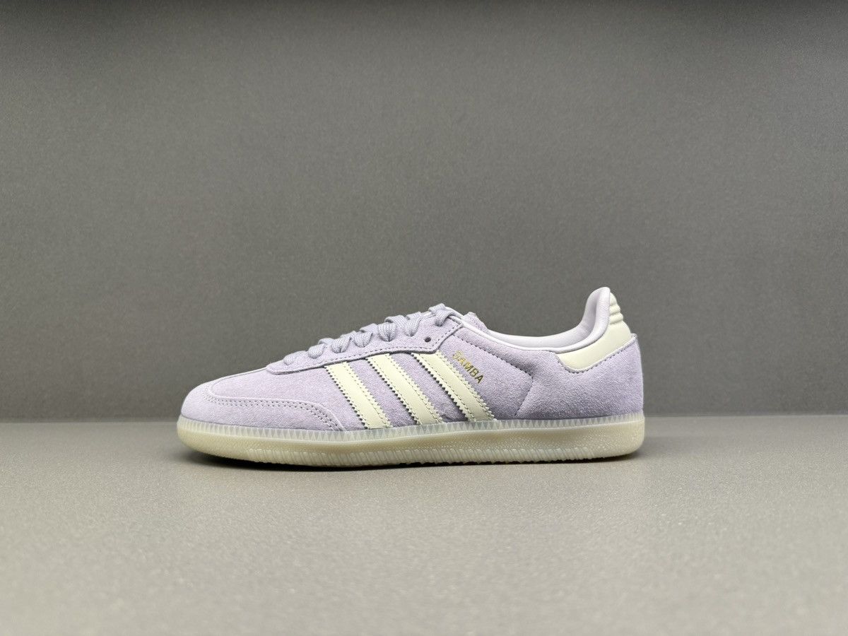 Adidas Adidas Samba OG Silver Dawn Chalk Size US 11.5 / EU 44-45 - 5 Thumbnail