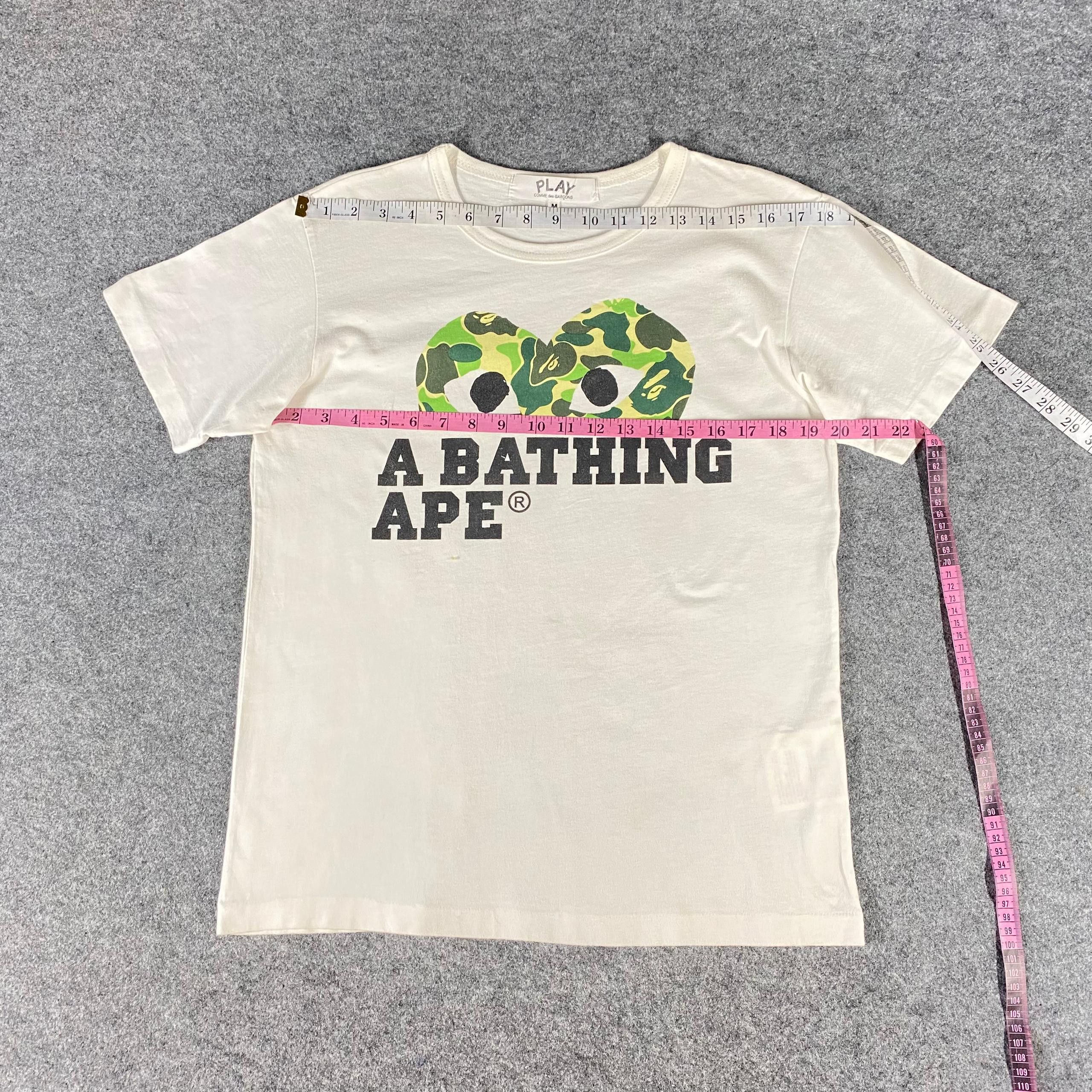 Comme des Garcons Vintage Comme Des Garcons x Bathing Ape Tshirt Size US M / EU 48-50 / 2 - 5 Thumbnail