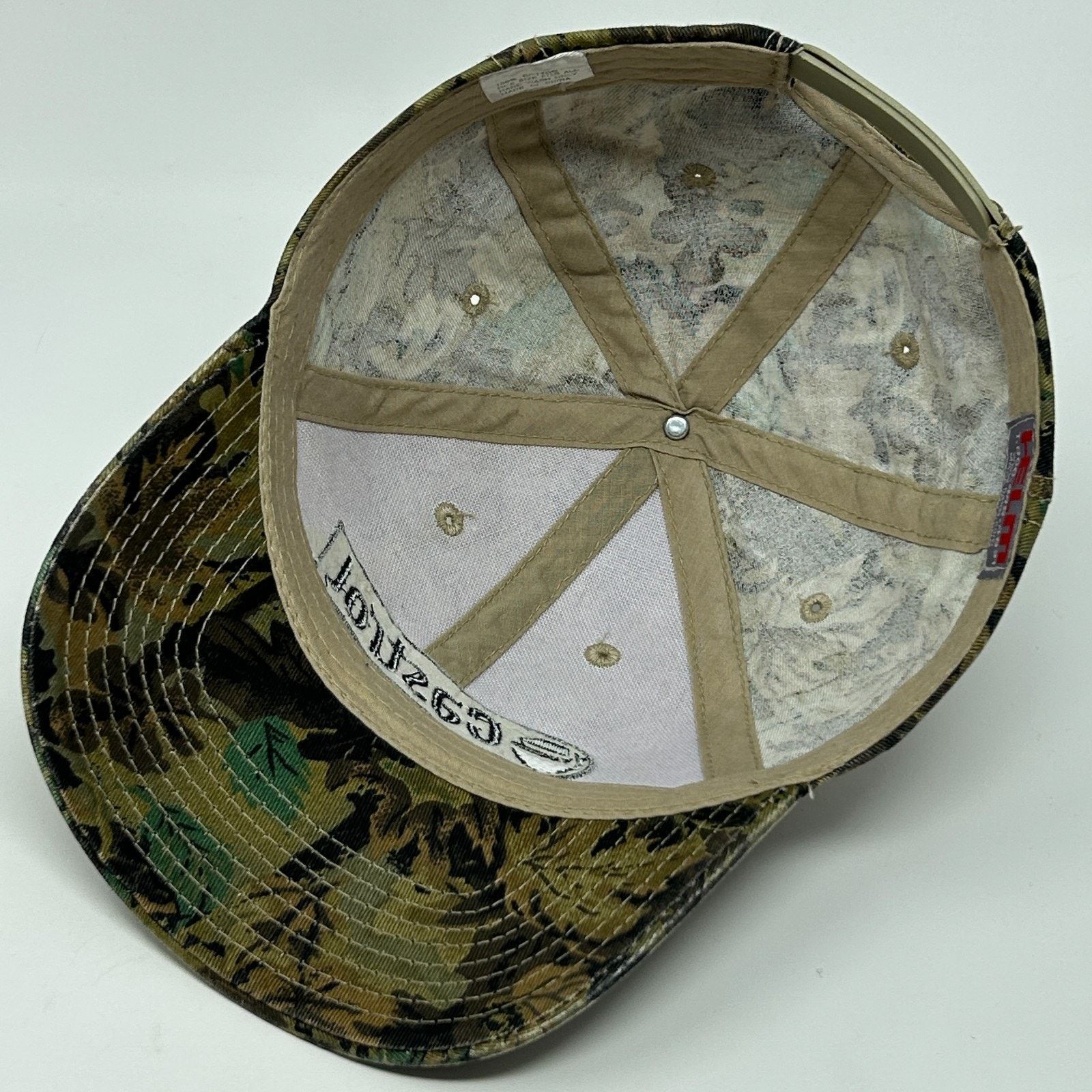 HELM Castrol Oil Camo Hat Baseball Cap Hunting Mechanic Size ONE SIZE - 4 Thumbnail