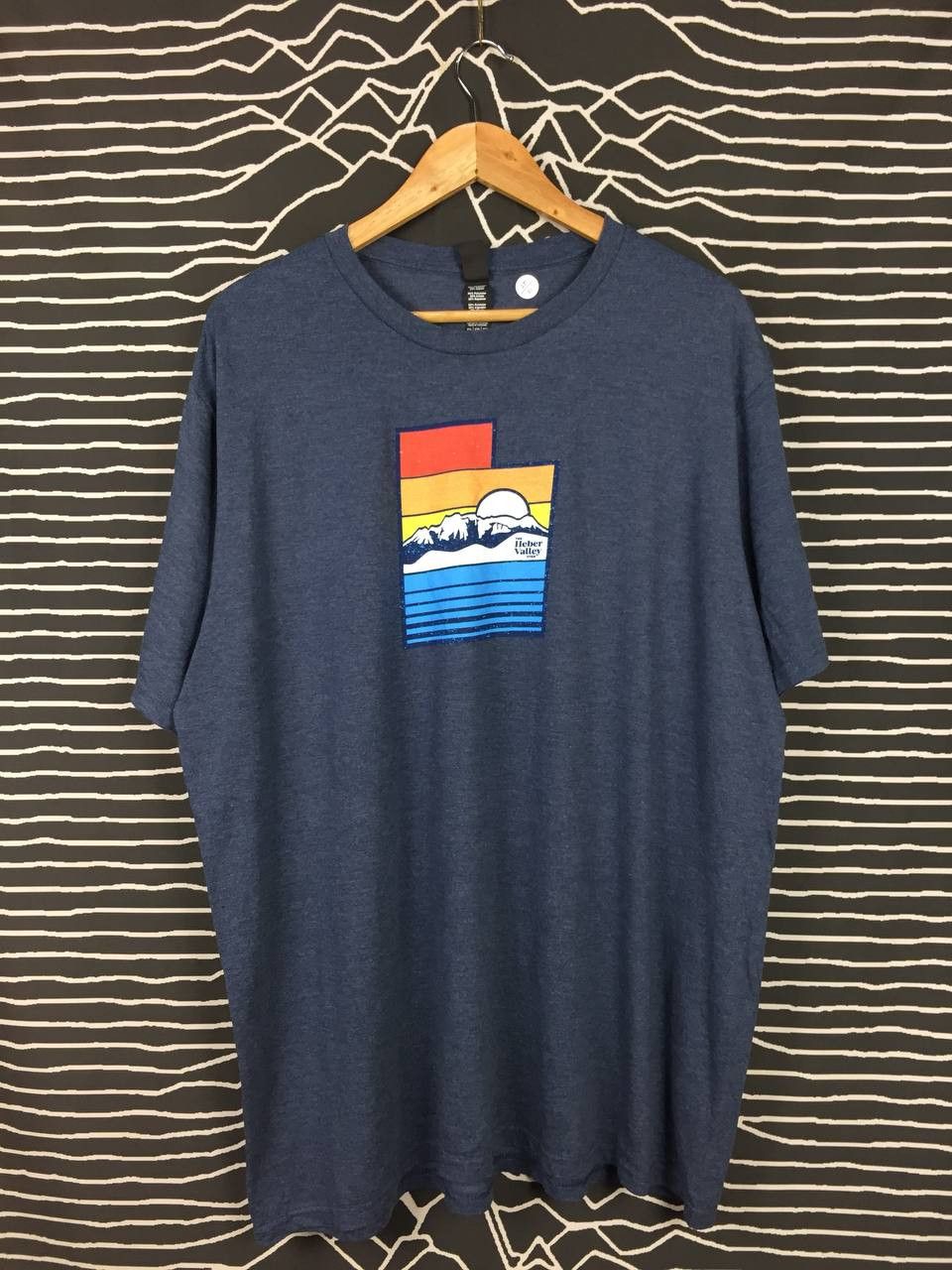 Vintage The Heber Valley Utah Graphic Triblend Tee Size US XXL / EU 58 / 5 - 2 Thumbnail