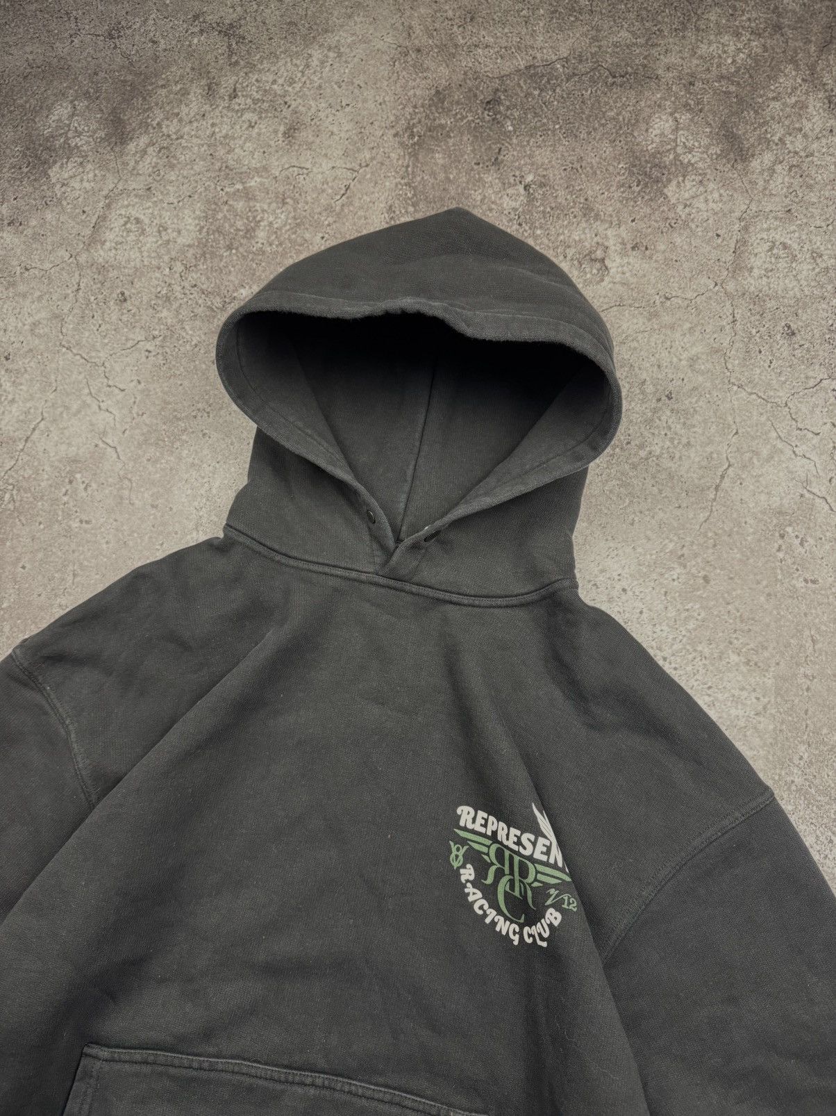 Represent Clo. Represent Owners Racing Club Faded Boxy Hoodie Y2K Size US M / EU 48-50 / 2 - 7 Thumbnail