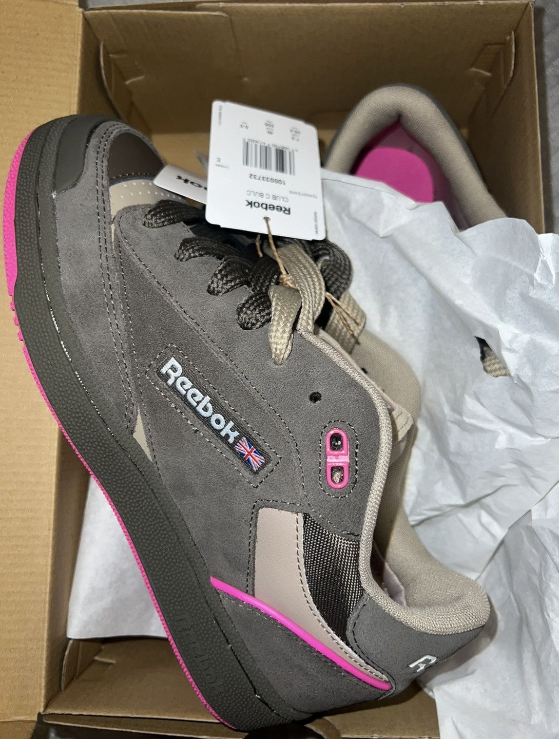Reebok Reebok grey/pink CLUB C BULC Size US 7.5 / IT 37.5 - 7 Thumbnail