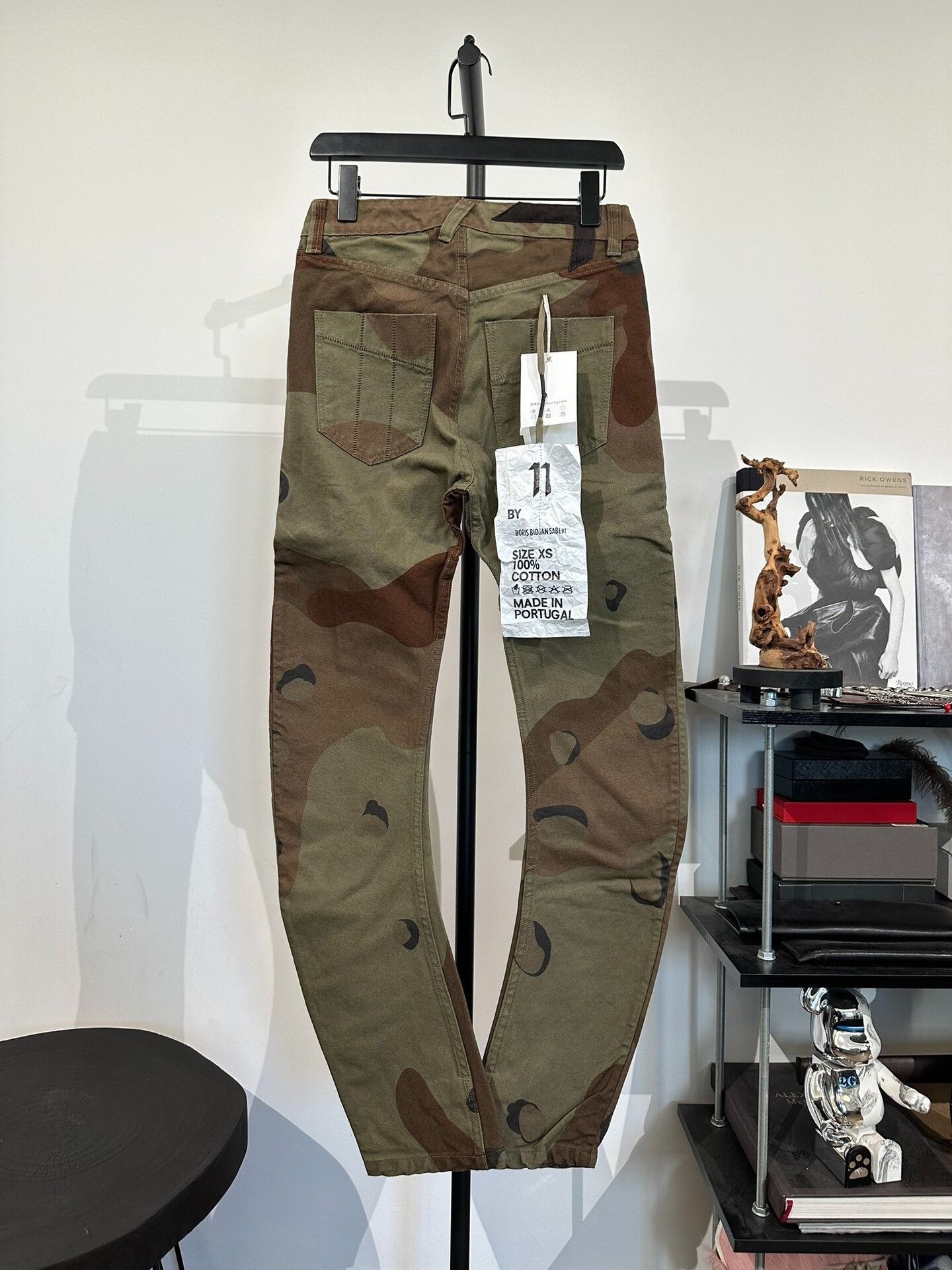11 By Boris Bidjan Saberi Boris Bidjan Saberi 11by BBS P1 Camo Canvas Pants Size US 26 / EU 42 - 1 Thumbnail