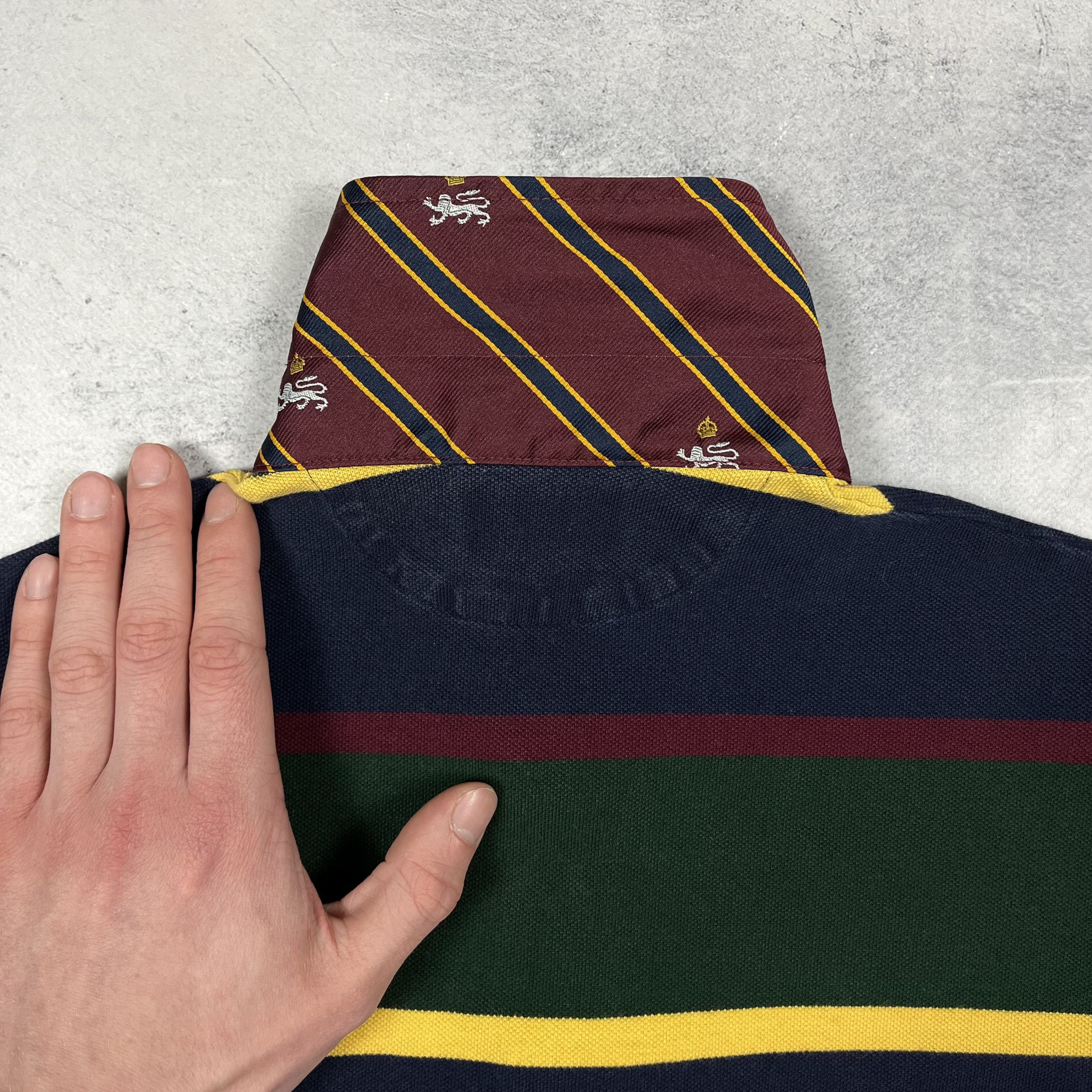 Polo Ralph Lauren Polo Ralph Lauren Polo Bear Rugby Stripped Polo Shirt Size US S / EU 44-46 / 1 - 19 Thumbnail