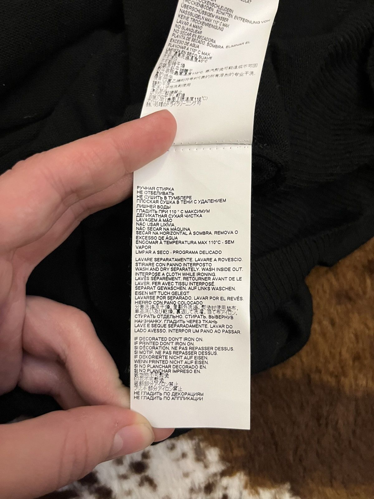 Maison Margiela MM6 Maison Margiela Black Logo Sweater knitwear Size M / US 6-8 / IT 42-44 - 9 Thumbnail