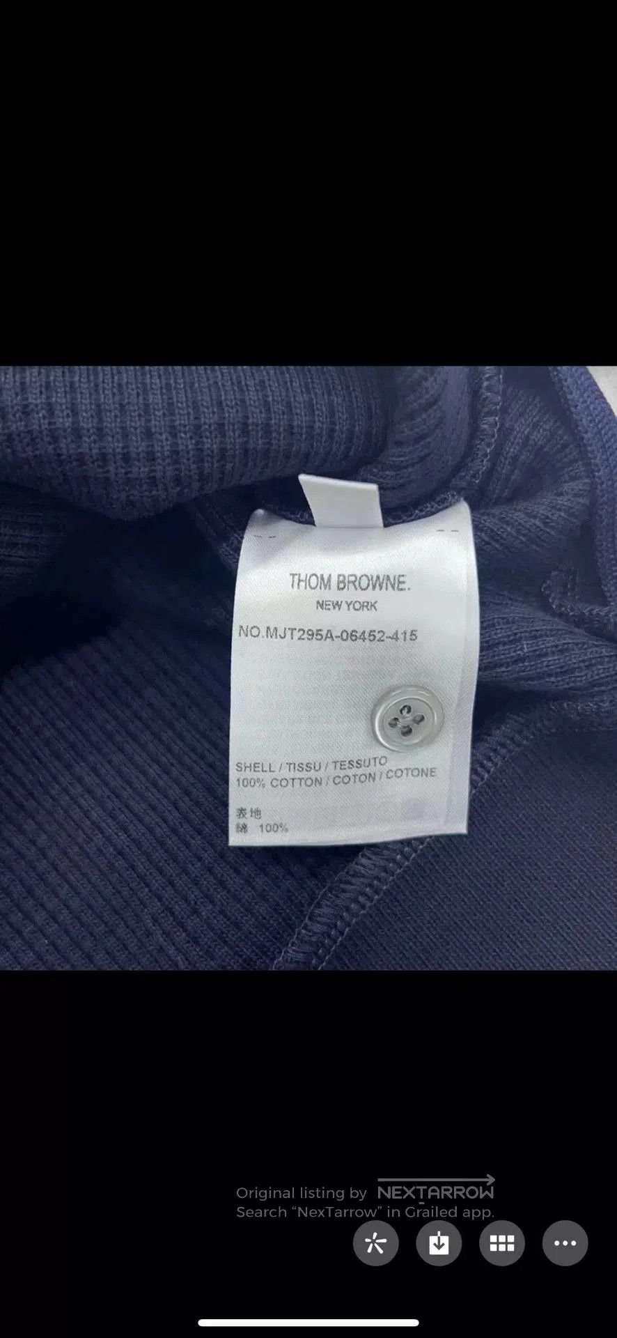 Louis Vuitton new short sleeve navy sweater. Size US XXS / EU 40 - 5 Thumbnail