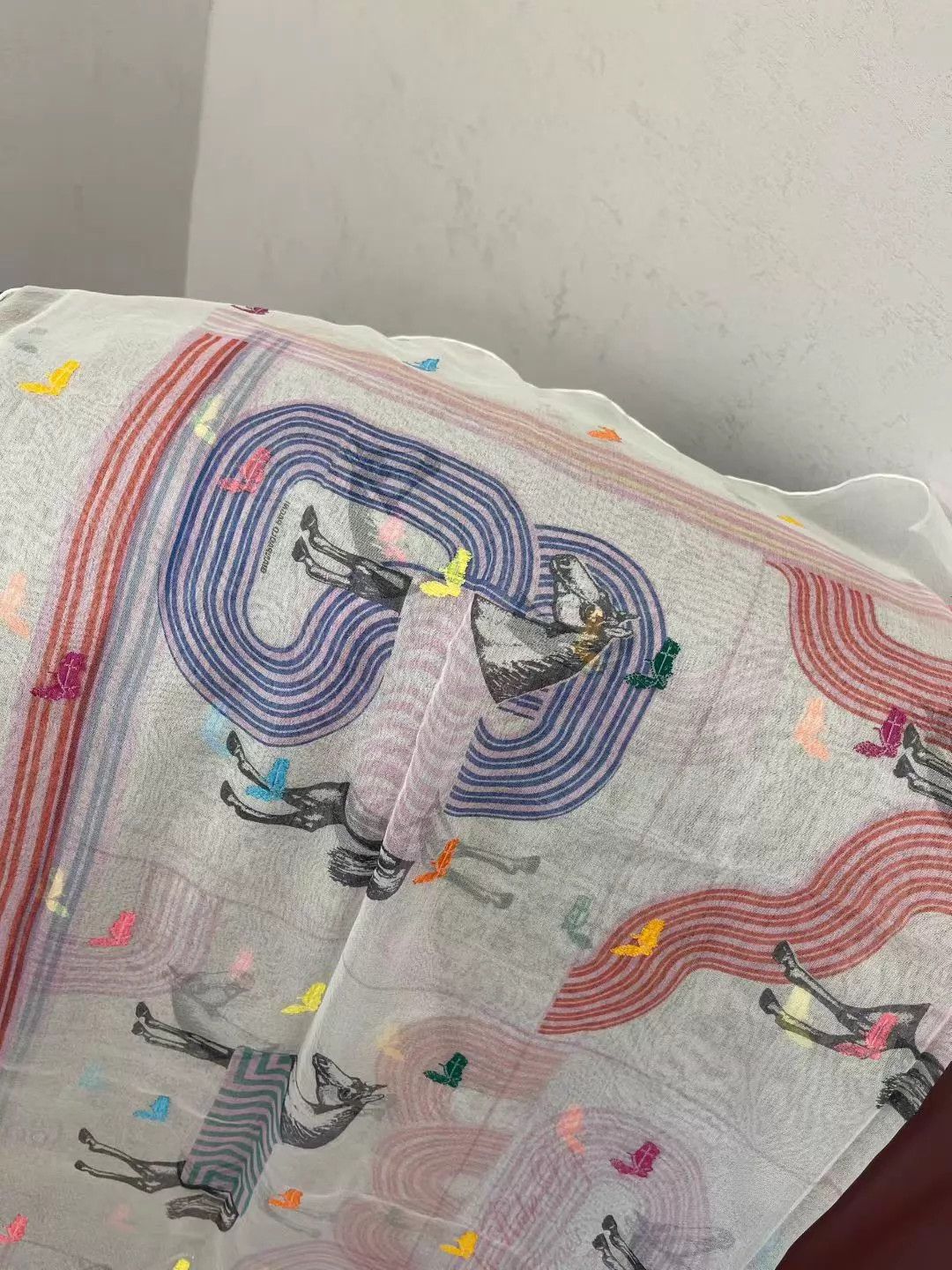 Hermes HERMES Horse Scarf 80x80 Like New Size ONE SIZE - 5 Thumbnail