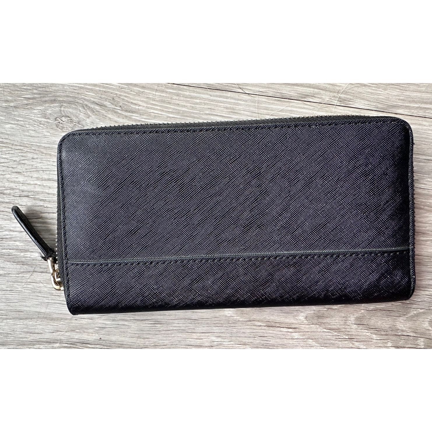 Marc Jacobs Marc Jacobs Black Canvas Zip Around Long Wallet Size ONE SIZE - 2 Thumbnail